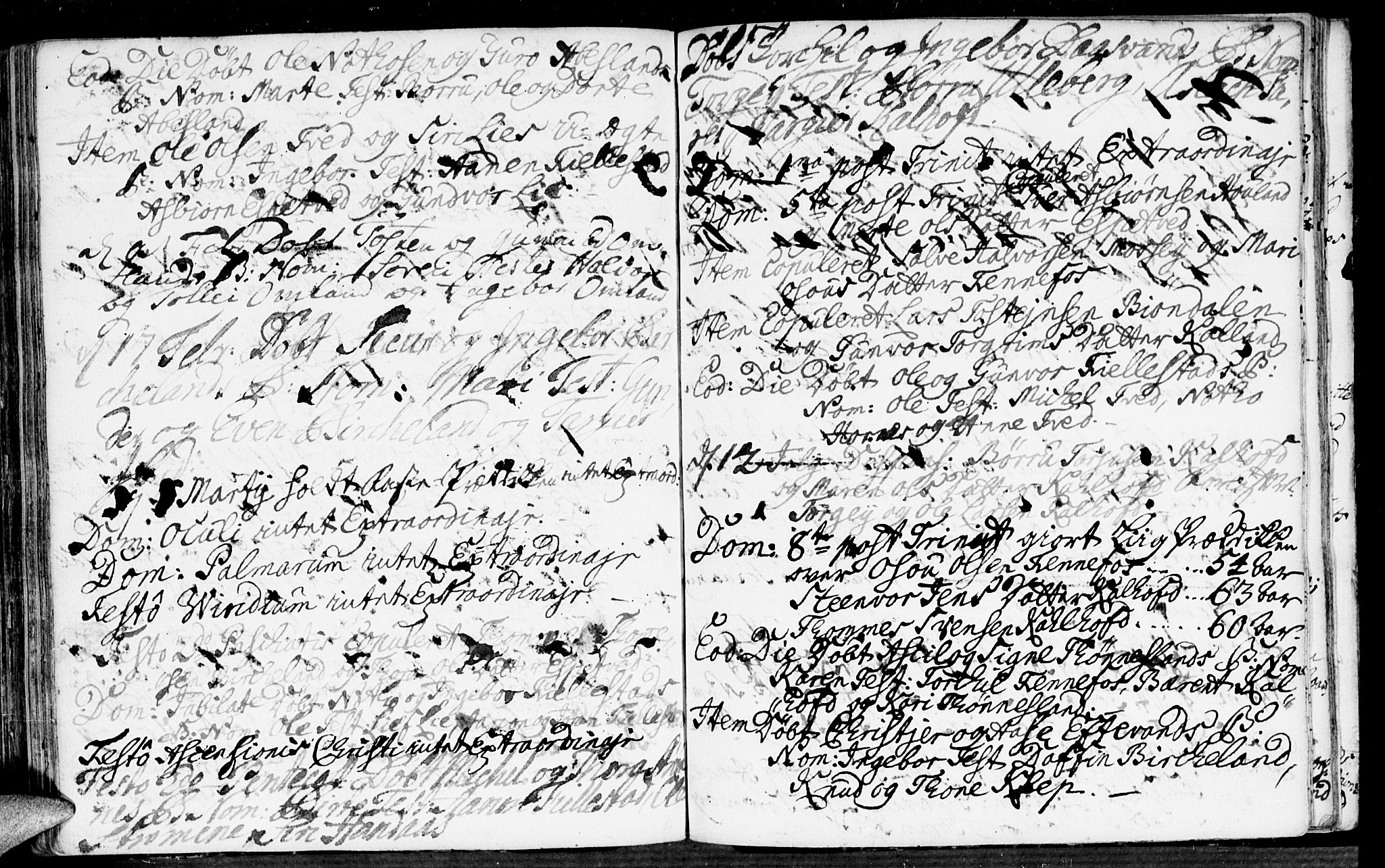 Evje sokneprestkontor, AV/SAK-1111-0008/F/Fa/Fab/L0001: Parish register (official) no. A 1, 1704-1764, p. 228-229