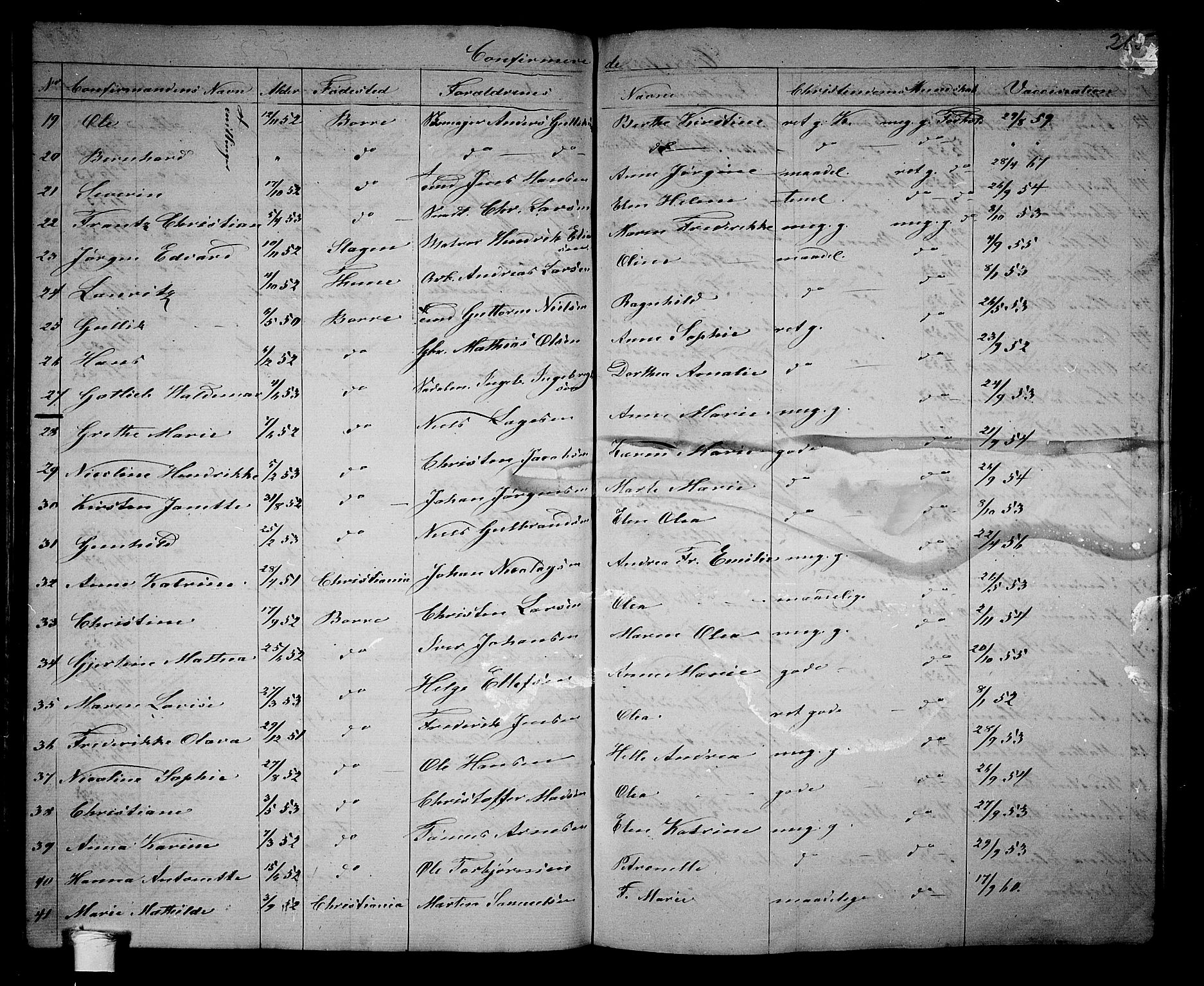 Borre kirkebøker, AV/SAKO-A-338/G/Ga/L0002: Parish register (copy) no. I 2, 1852-1871, p. 265