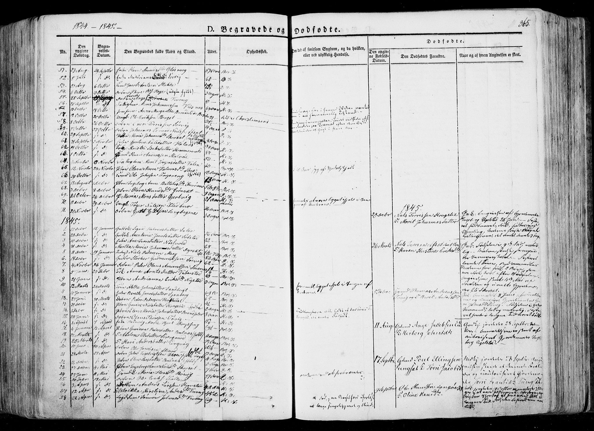 Ministerialprotokoller, klokkerbøker og fødselsregistre - Møre og Romsdal, SAT/A-1454/568/L0803: Parish register (official) no. 568A10, 1830-1853, p. 365