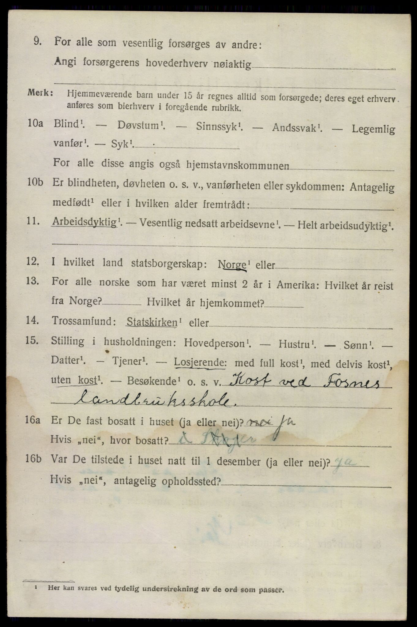SAKO, 1920 census for Stokke, 1920, p. 12223