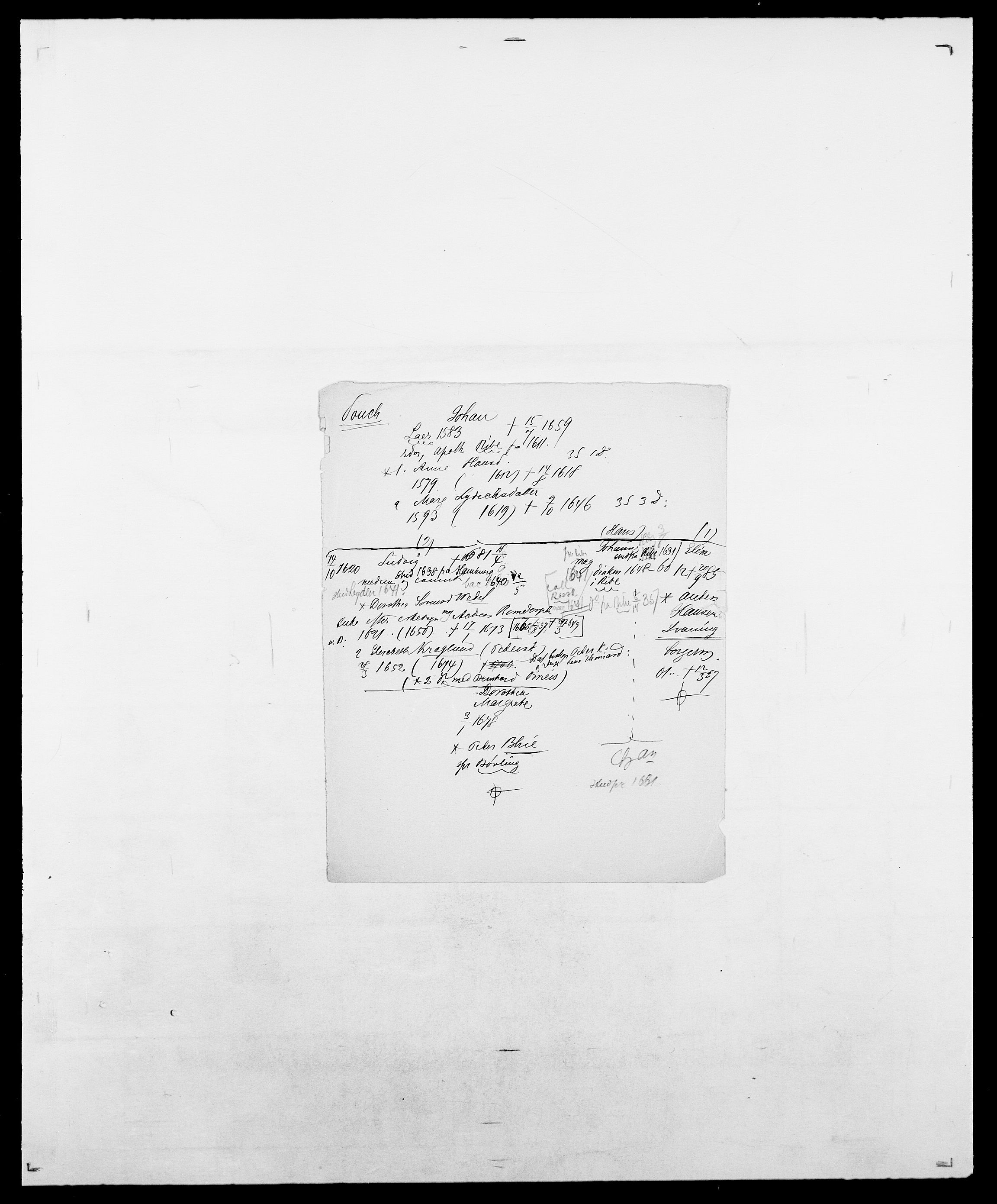 Delgobe, Charles Antoine - samling, AV/SAO-PAO-0038/D/Da/L0031: de Place - Raaum, p. 264