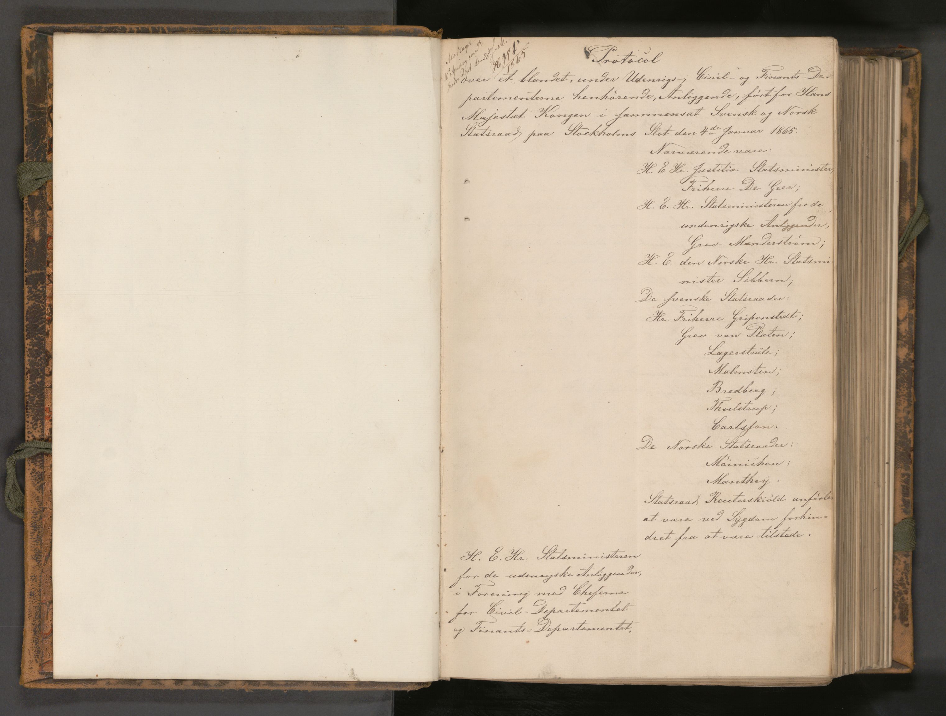 Statsrådssekretariatet, AV/RA-S-1001/A/Ab/L0103: Kgl. res. nr. 1-723, 1. halvår, 1865