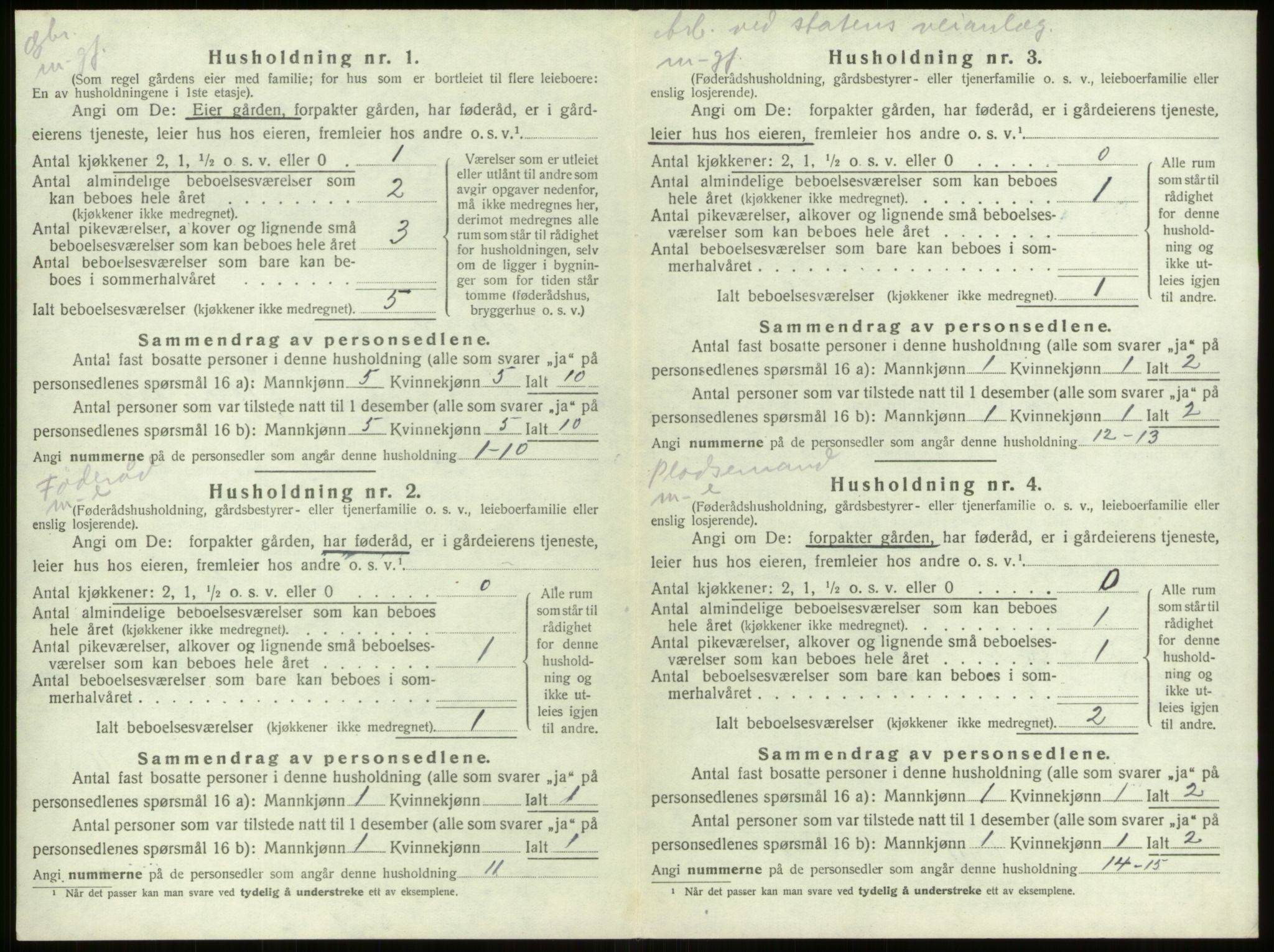 SAB, 1920 census for Stryn, 1920, p. 385