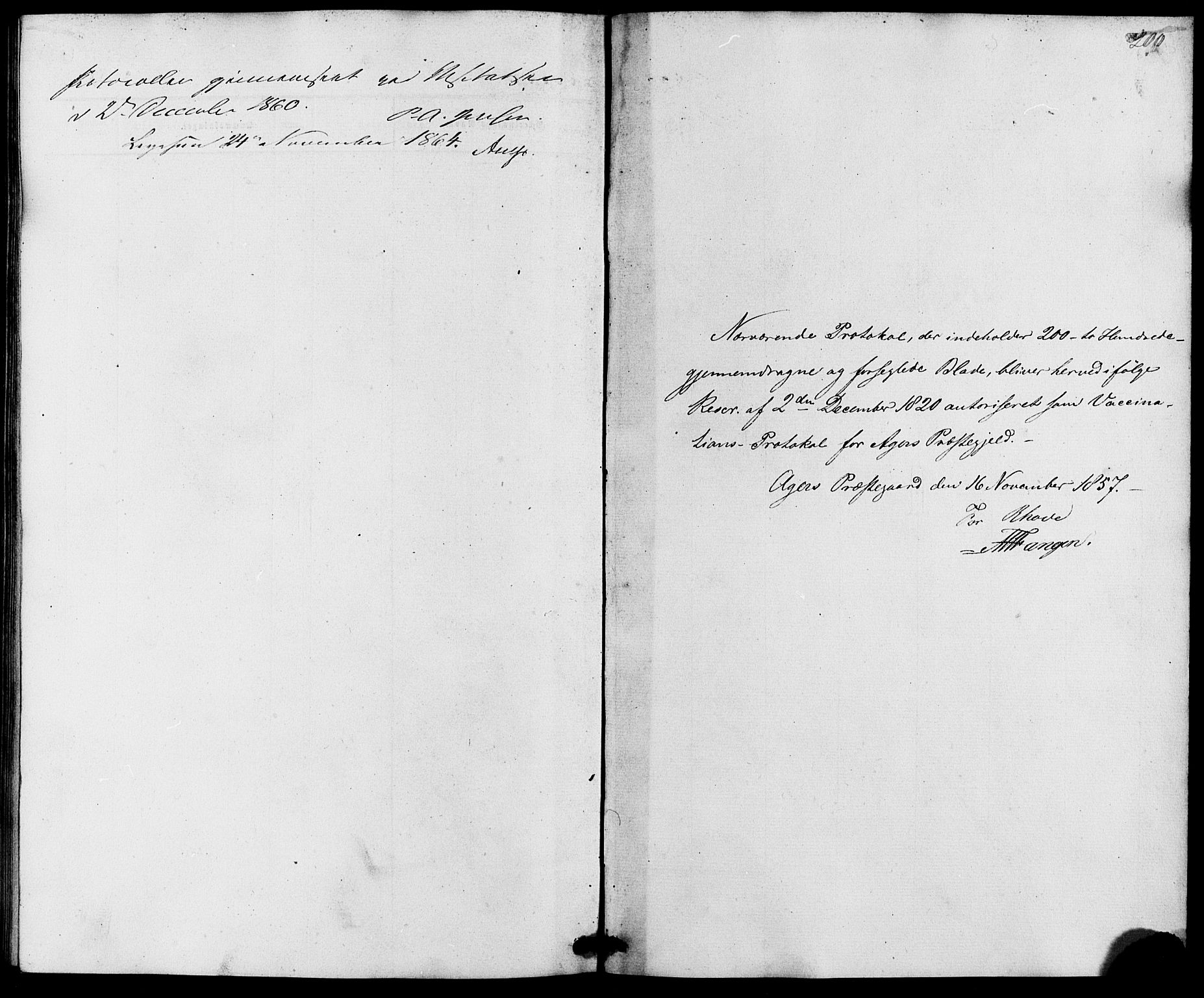 Vestre Aker prestekontor Kirkebøker, AV/SAO-A-10025/K/Ka/L0001: Vaccination register no. 1, 1857-1867, p. 200