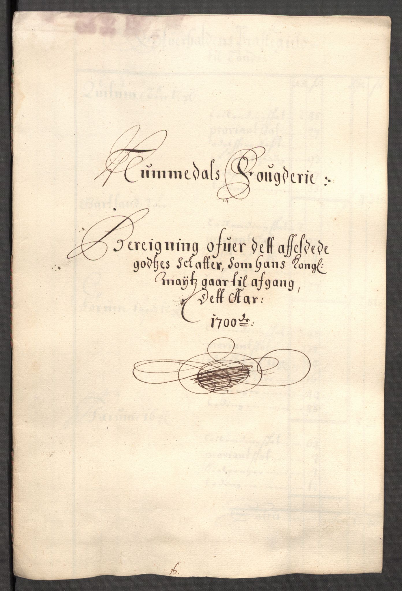 Rentekammeret inntil 1814, Reviderte regnskaper, Fogderegnskap, RA/EA-4092/R64/L4426: Fogderegnskap Namdal, 1699-1700, p. 313