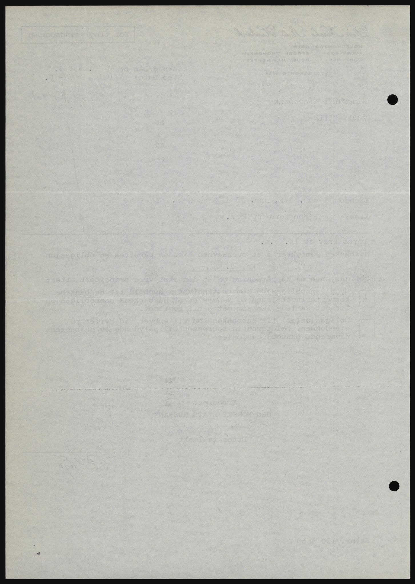 Nord-Hedmark sorenskriveri, SAH/TING-012/H/Hc/L0033: Mortgage book no. 33, 1970-1970, Diary no: : 1056/1970