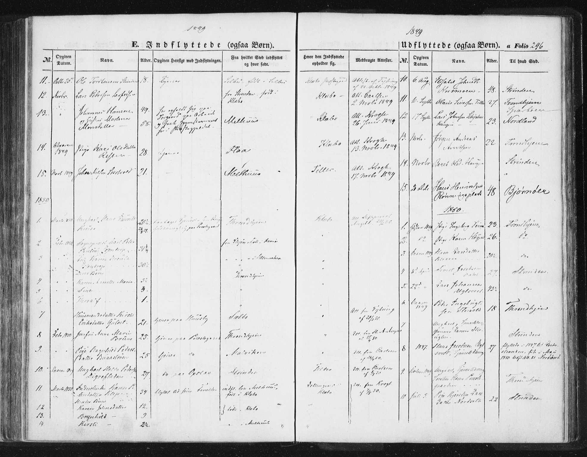 Ministerialprotokoller, klokkerbøker og fødselsregistre - Sør-Trøndelag, SAT/A-1456/618/L0441: Parish register (official) no. 618A05, 1843-1862, p. 296