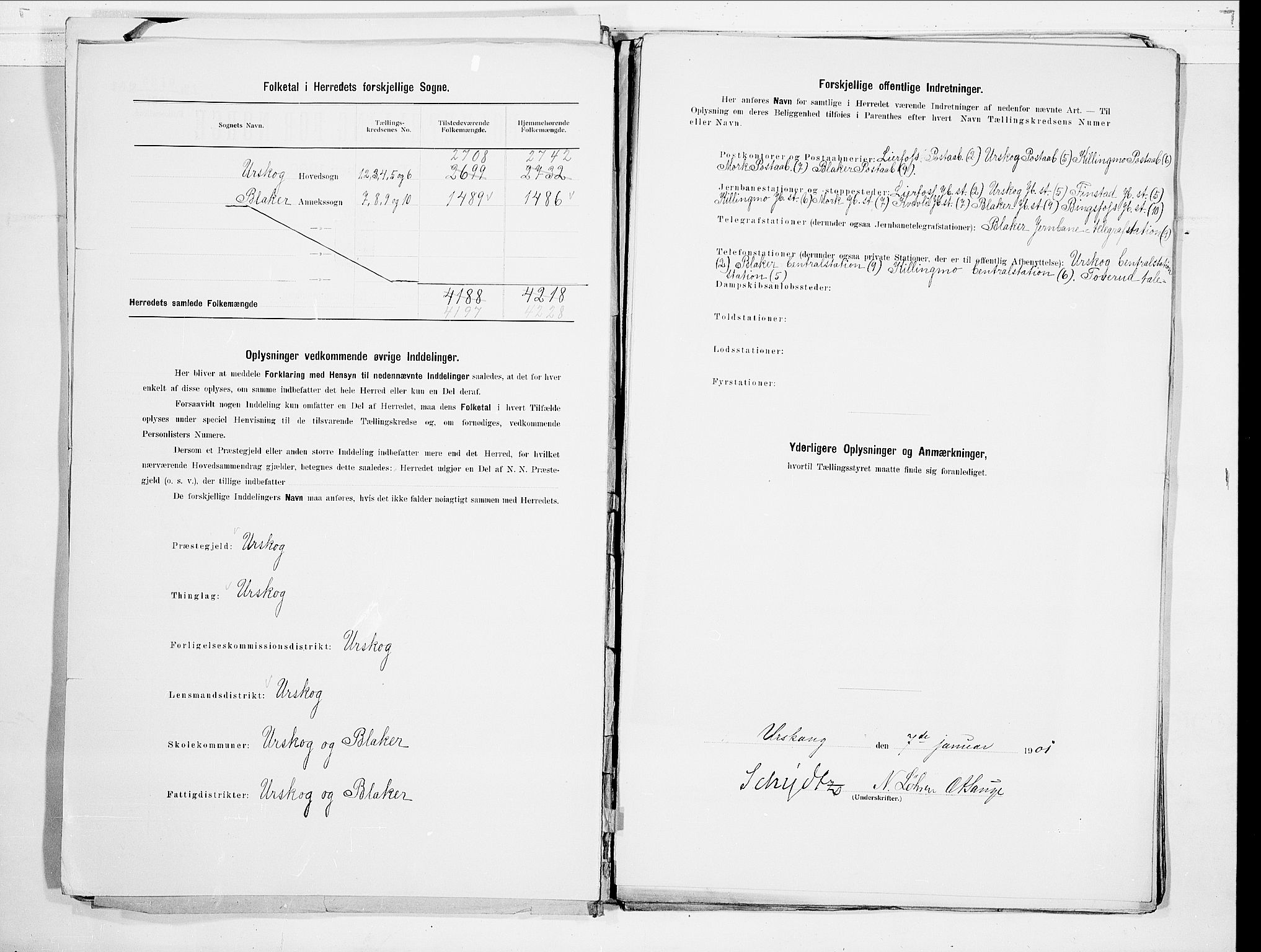 SAO, 1900 census for Aurskog, 1900, p. 3