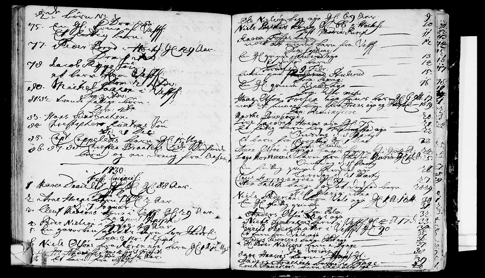 Eiker kirkebøker, AV/SAKO-A-4/F/Fa/L0006: Parish register (official) no. I 6 /1, 1705-1733