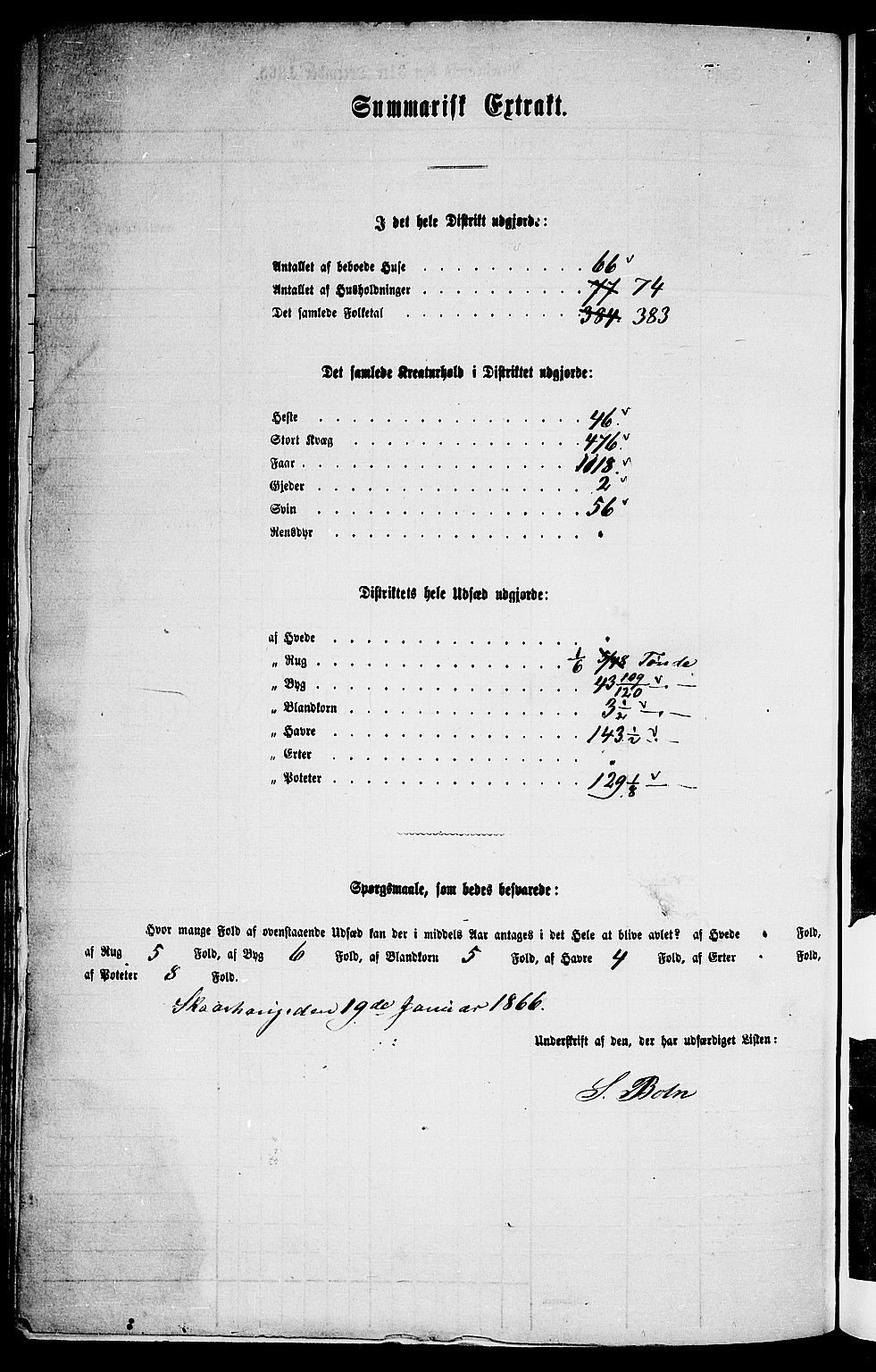 RA, 1865 census for Eid, 1865, p. 209