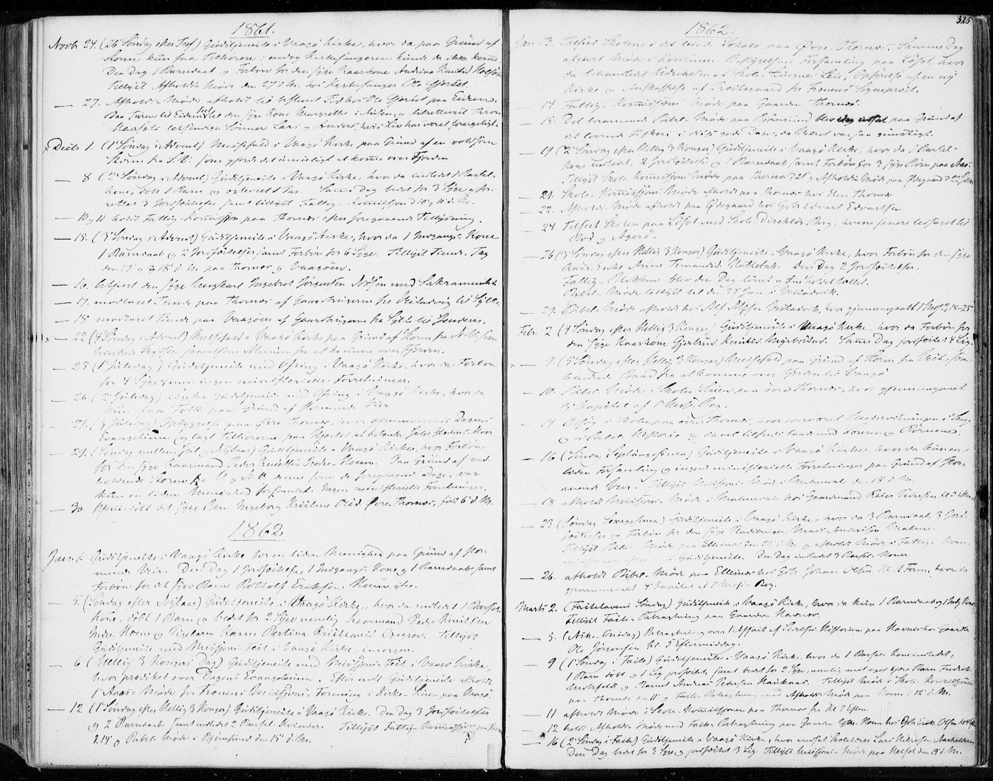 Ministerialprotokoller, klokkerbøker og fødselsregistre - Møre og Romsdal, SAT/A-1454/565/L0748: Parish register (official) no. 565A02, 1845-1872, p. 325
