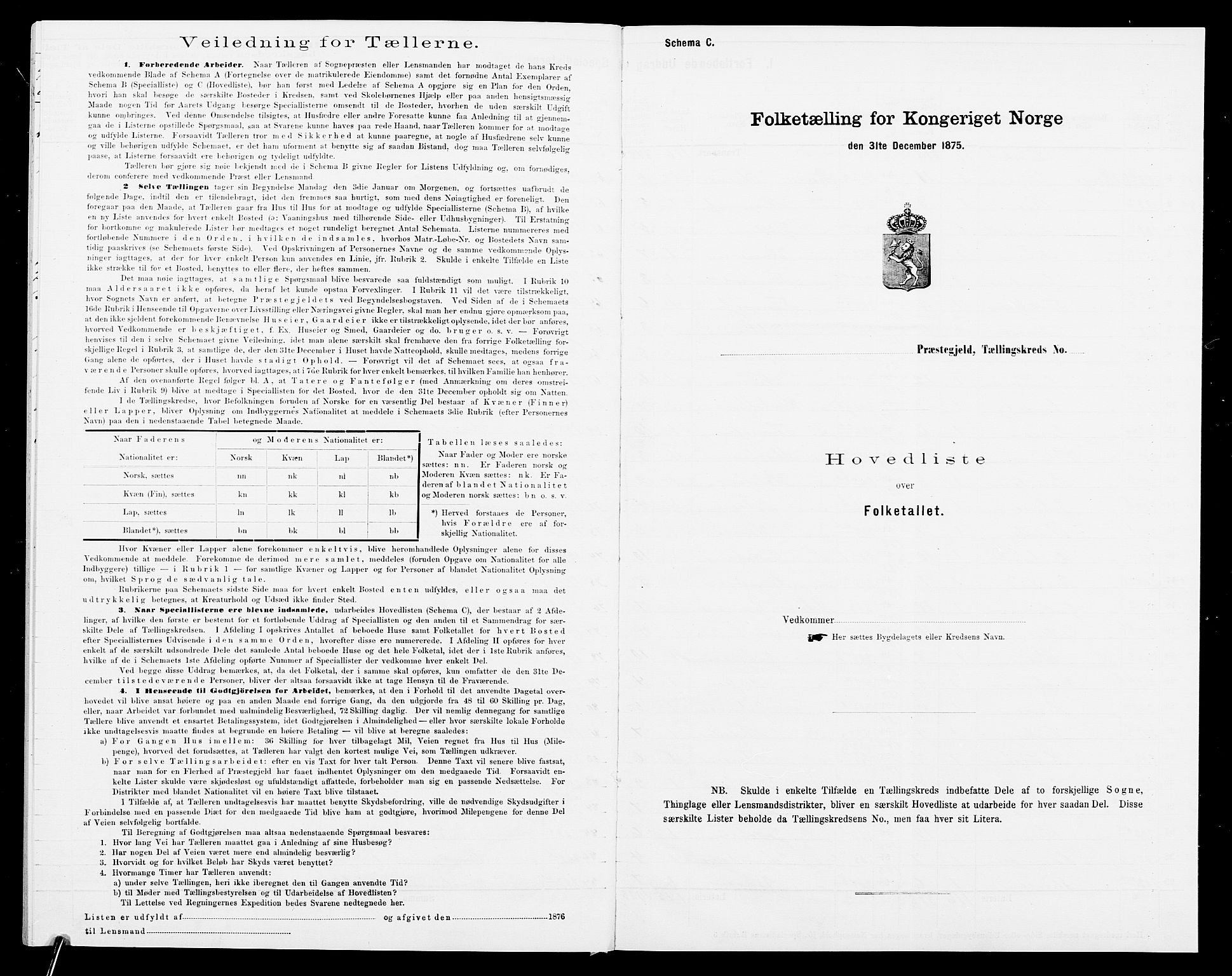 SAK, 1875 census for 0923L Fjære/Fjære, 1875, p. 44