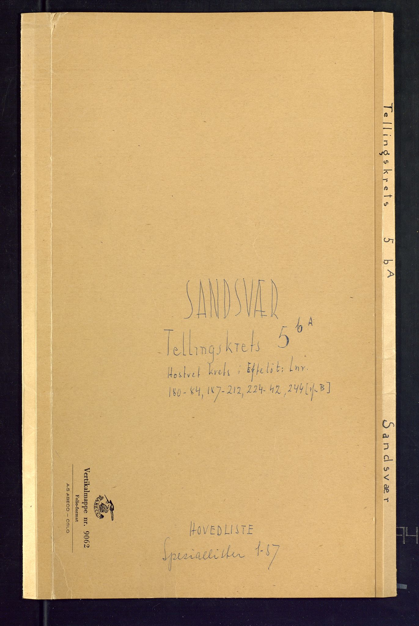 SAKO, 1875 census for 0629P Sandsvær, 1875, p. 29