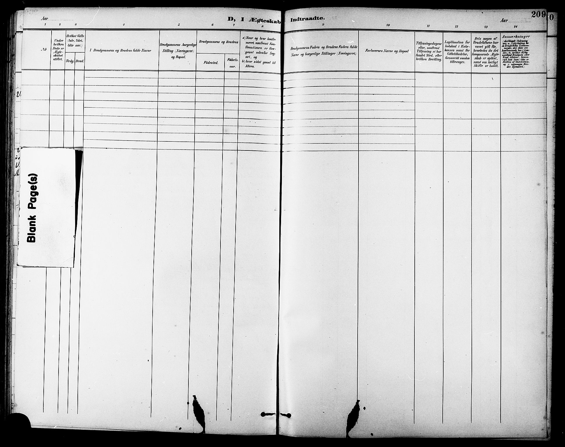 Ministerialprotokoller, klokkerbøker og fødselsregistre - Møre og Romsdal, SAT/A-1454/507/L0082: Parish register (copy) no. 507C05, 1896-1914, p. 209