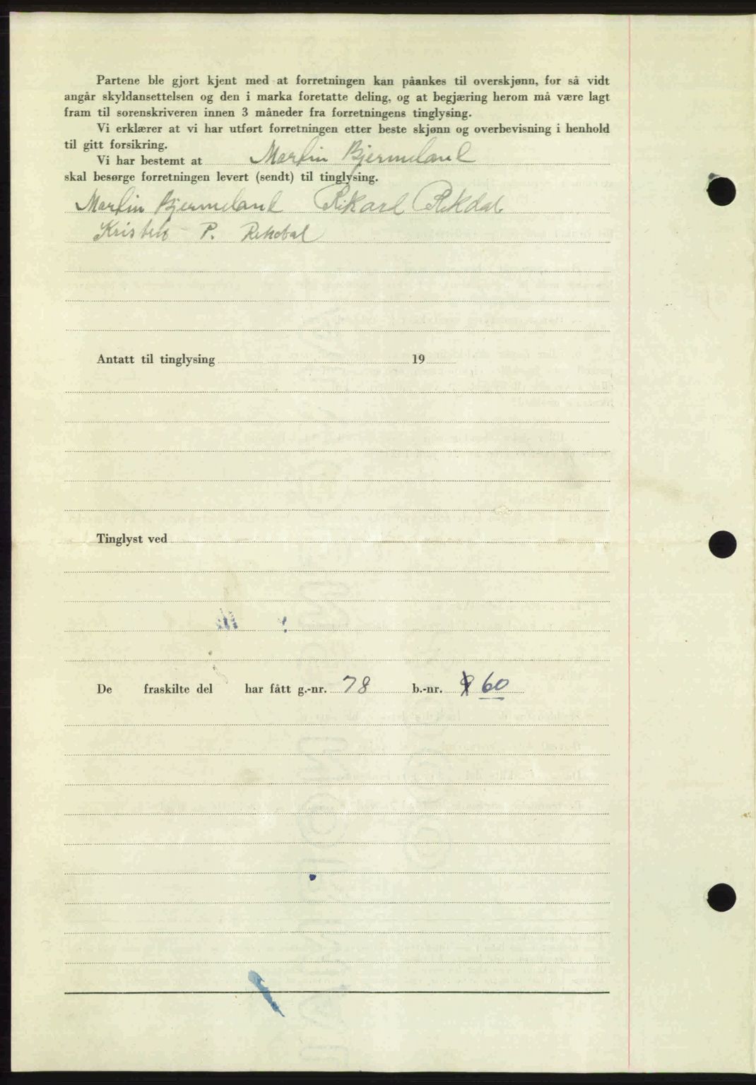 Romsdal sorenskriveri, SAT/A-4149/1/2/2C: Mortgage book no. A24, 1947-1947, Diary no: : 2921/1947