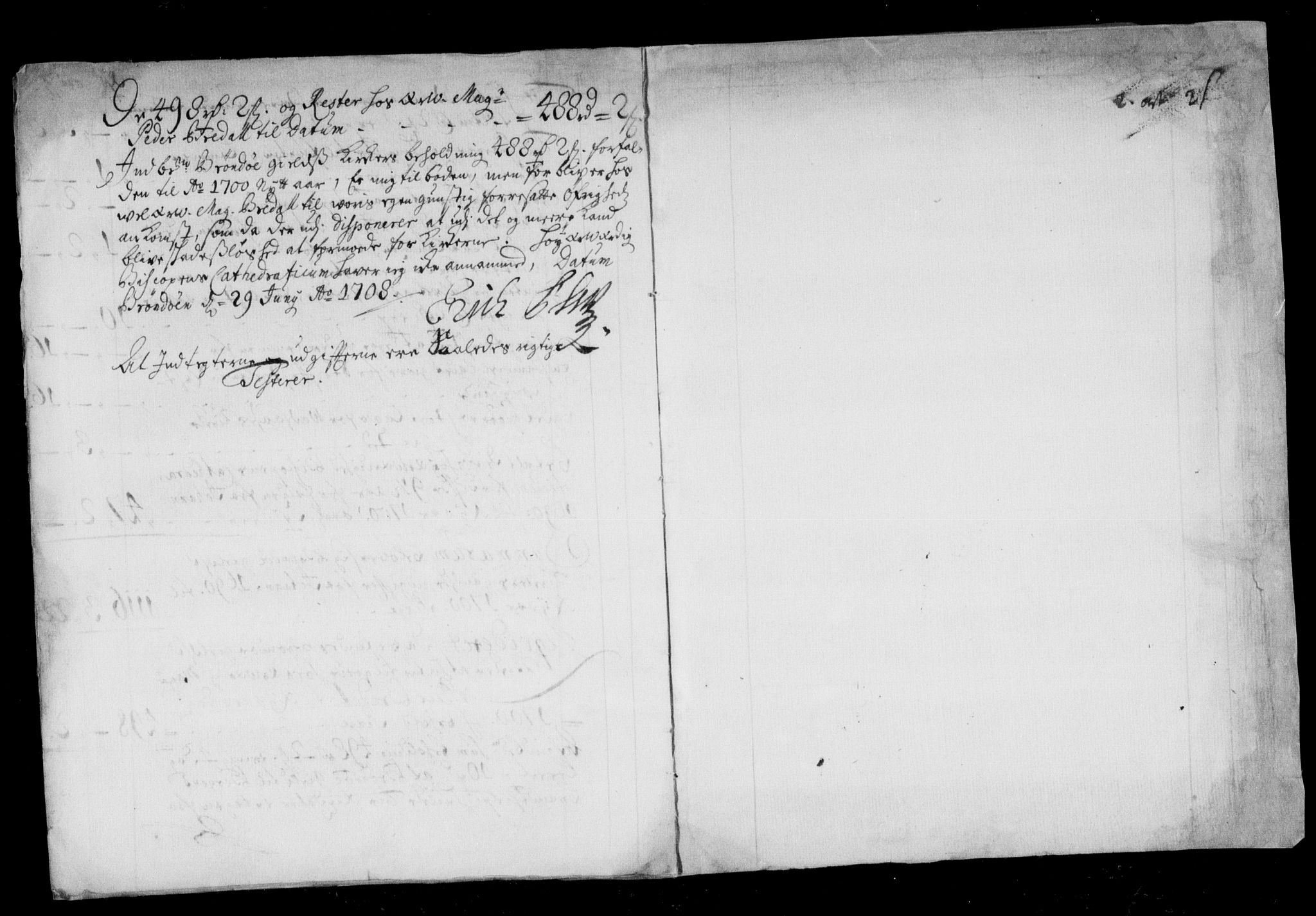 Danske Kanselli, Skapsaker, RA/EA-4061/F/L0059: Skap 14, pakke 111B I-IV, 1688-1727, p. 368