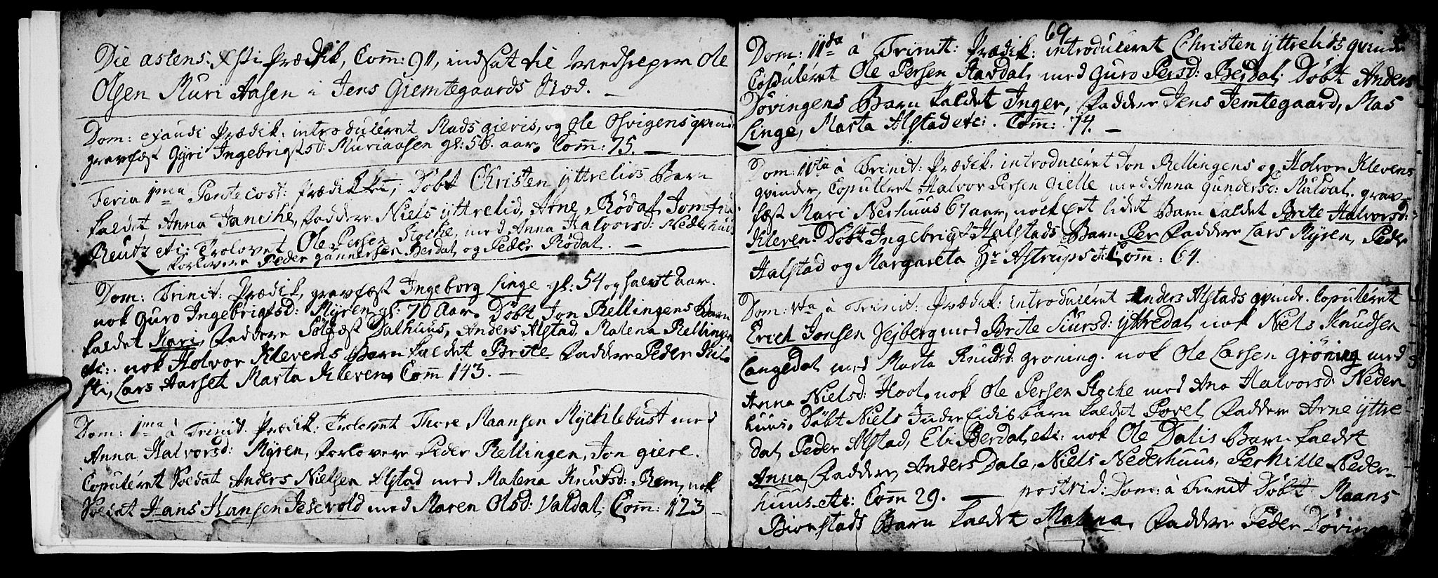 Ministerialprotokoller, klokkerbøker og fødselsregistre - Møre og Romsdal, SAT/A-1454/519/L0244: Parish register (official) no. 519A03, 1769-1773, p. 0-1
