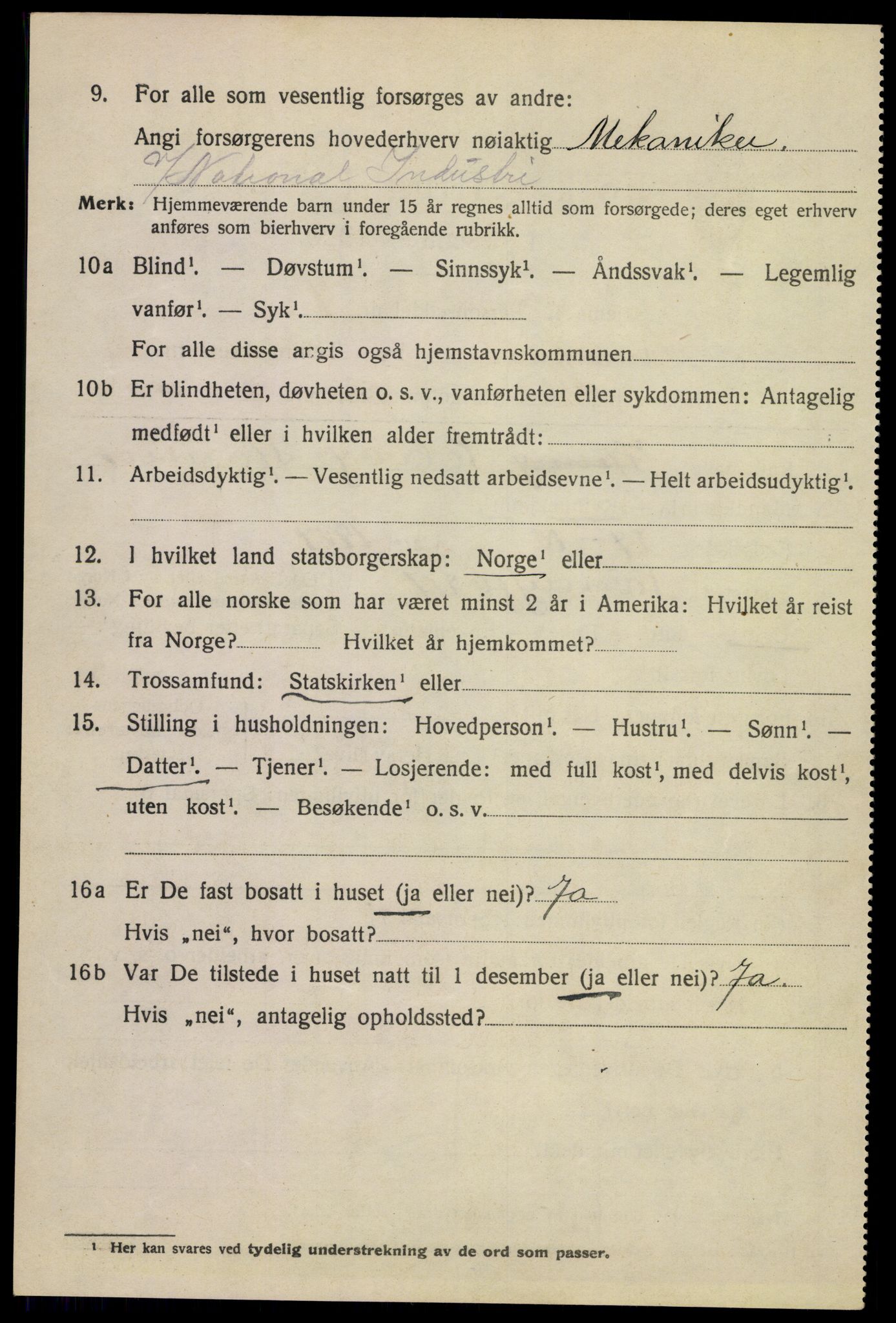 SAKO, 1920 census for Sandefjord, 1920, p. 6377