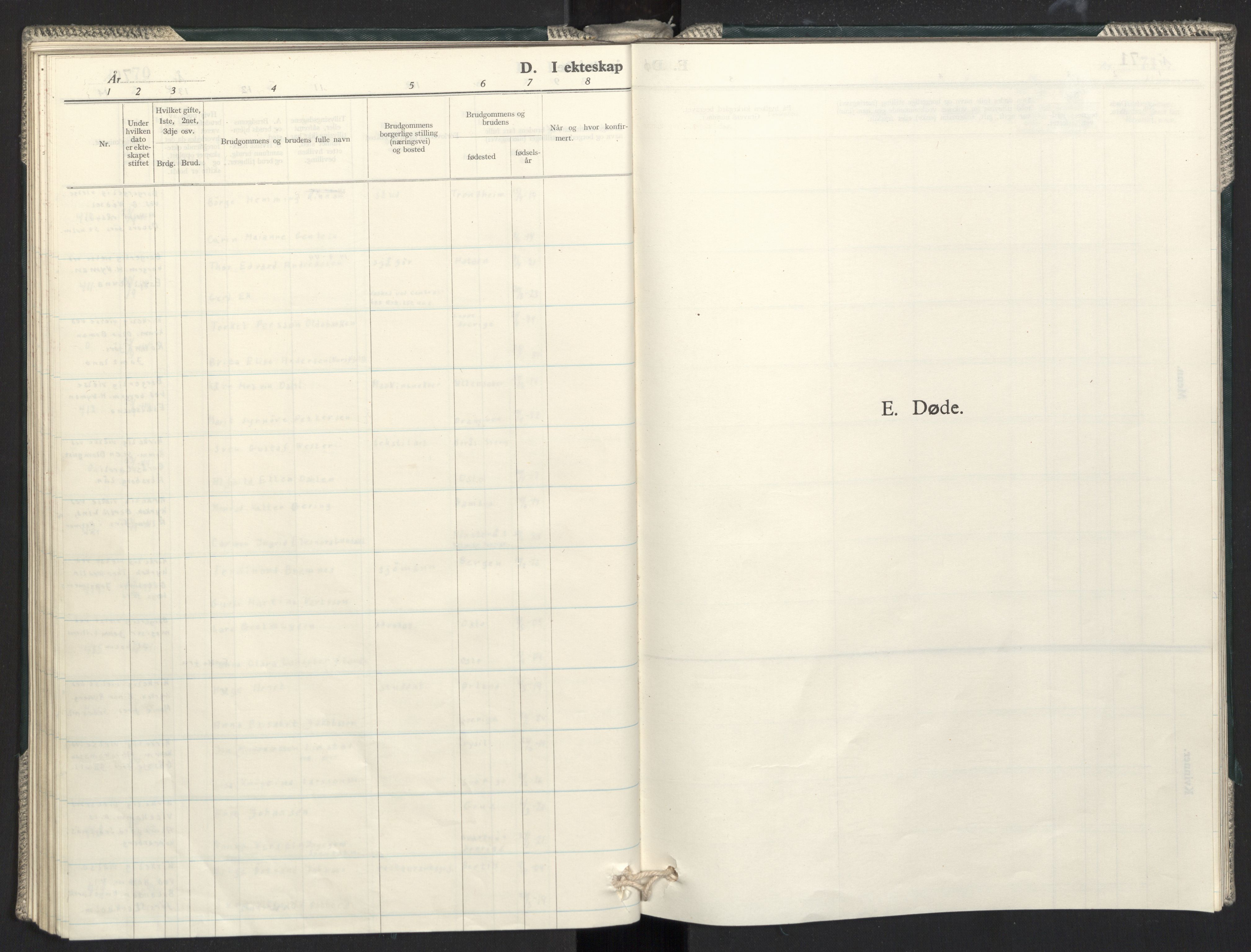 Prestekontoret i Sverige under okkupasjonen Kirkebøker, SAO/A-11045/F/L0002: Parish register (official) no. 2, 1944-1944