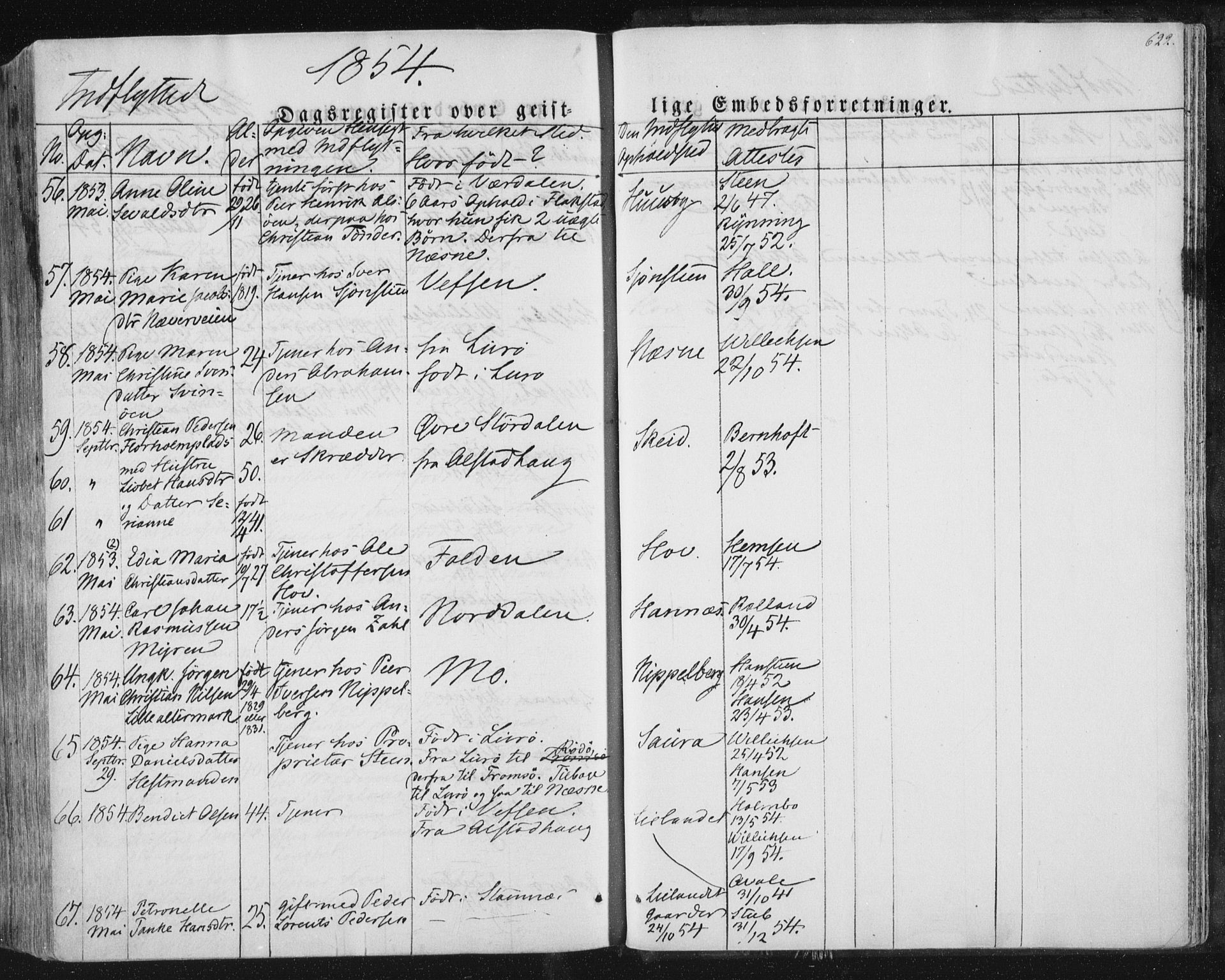 Ministerialprotokoller, klokkerbøker og fødselsregistre - Nordland, AV/SAT-A-1459/838/L0549: Parish register (official) no. 838A07, 1840-1854, p. 622