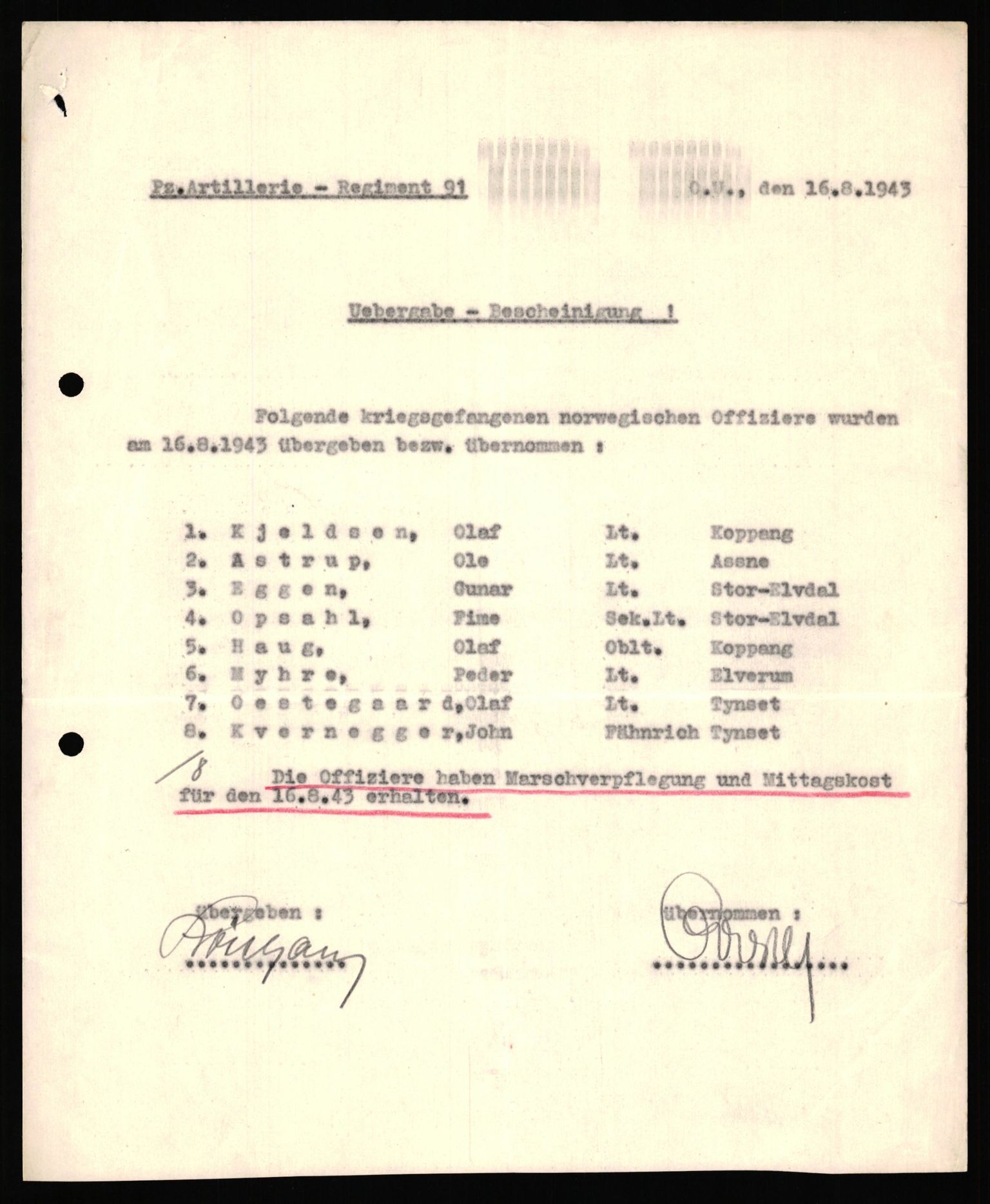 Forsvaret, Forsvarets krigshistoriske avdeling, AV/RA-RAFA-2017/Y/Yf/L0201: II-C-11-2102  -  Norske offiserer i krigsfangenskap, 1940-1945, p. 187