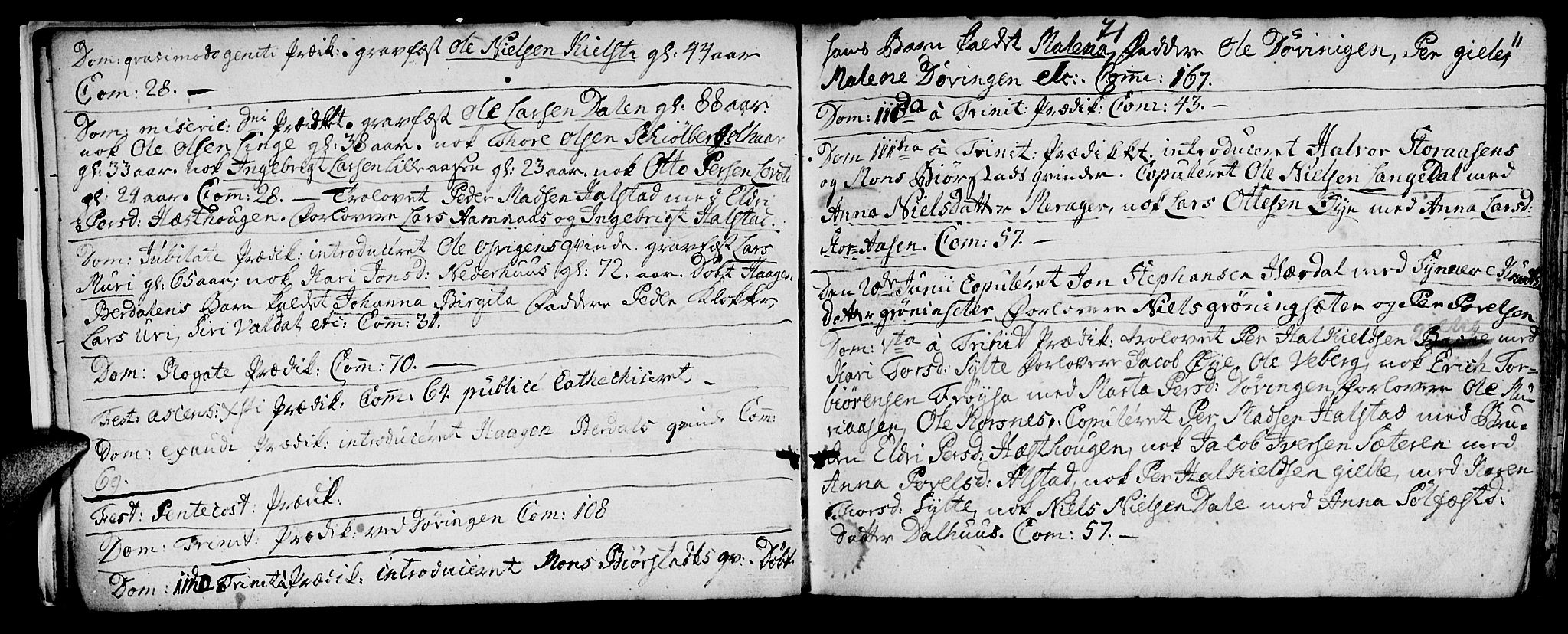 Ministerialprotokoller, klokkerbøker og fødselsregistre - Møre og Romsdal, AV/SAT-A-1454/519/L0244: Parish register (official) no. 519A03, 1769-1773, p. 11