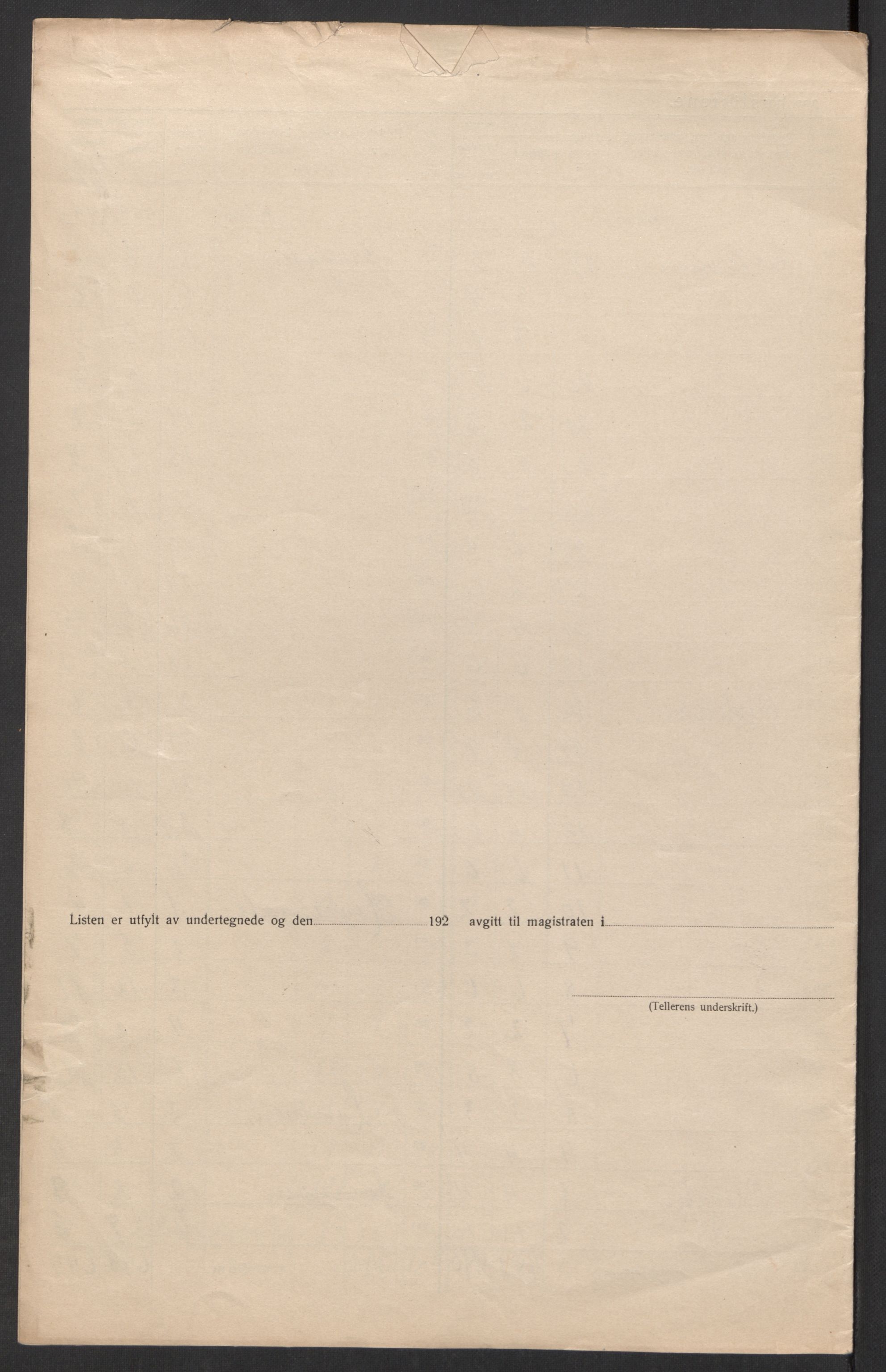 SAK, 1920 census for Farsund, 1920, p. 11