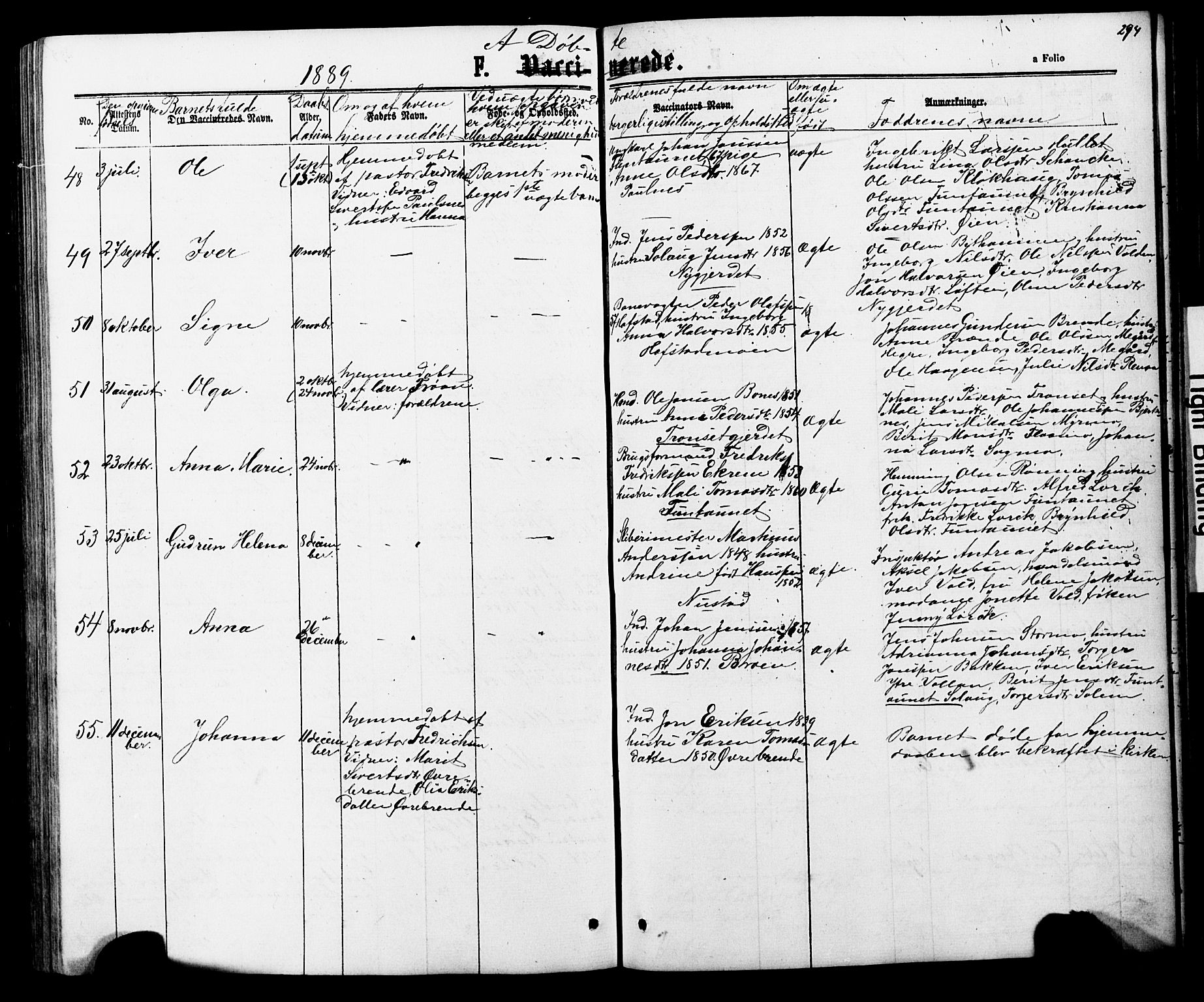 Ministerialprotokoller, klokkerbøker og fødselsregistre - Nord-Trøndelag, SAT/A-1458/706/L0049: Parish register (copy) no. 706C01, 1864-1895, p. 294