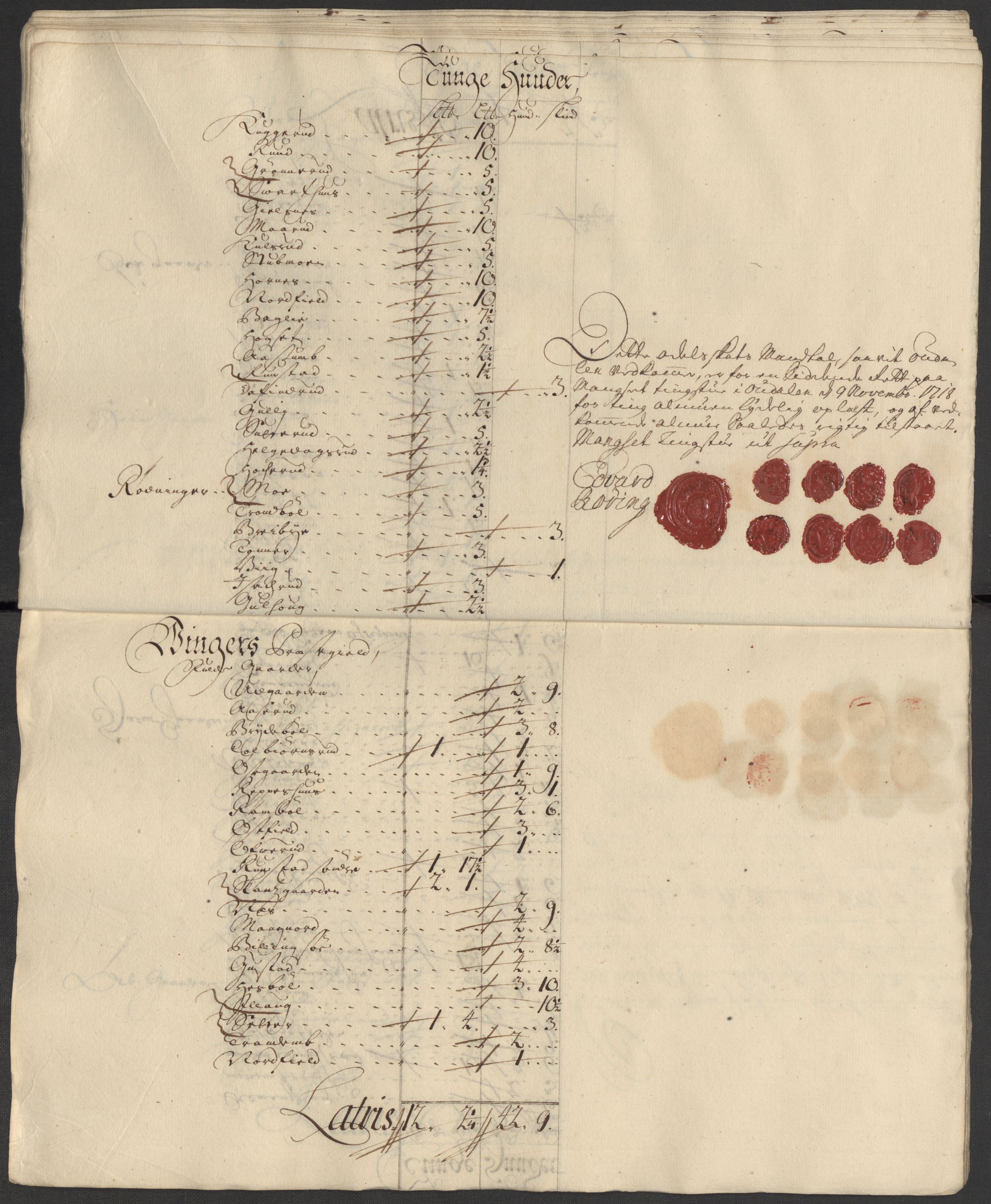 Rentekammeret inntil 1814, Reviderte regnskaper, Fogderegnskap, AV/RA-EA-4092/R13/L0857: Fogderegnskap Solør, Odal og Østerdal, 1718, p. 131