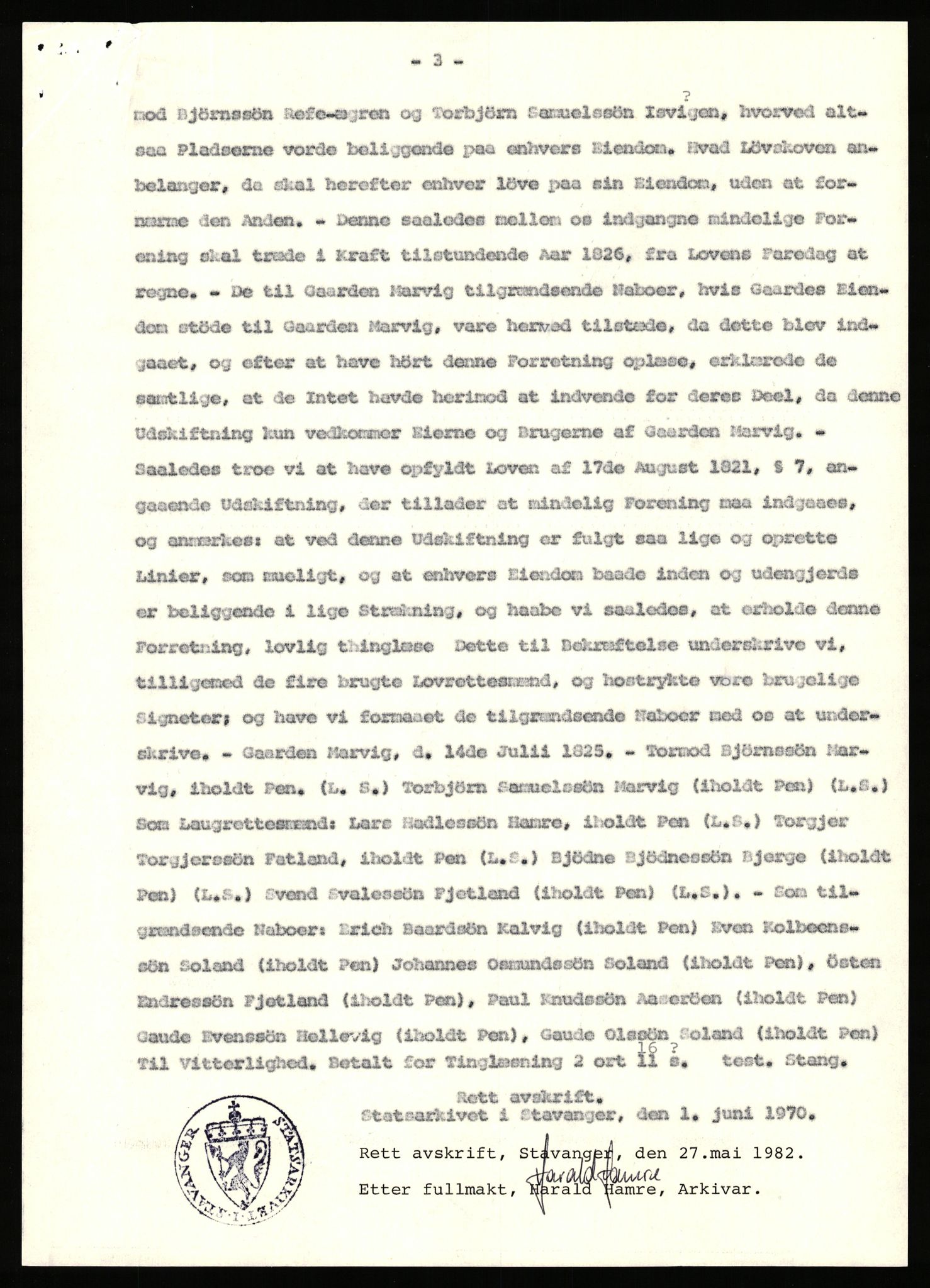 Statsarkivet i Stavanger, SAST/A-101971/03/Y/Yj/L0057: Avskrifter sortert etter gårdsnavn: Marvik med hage - Meling i Hetland, 1750-1930, p. 6