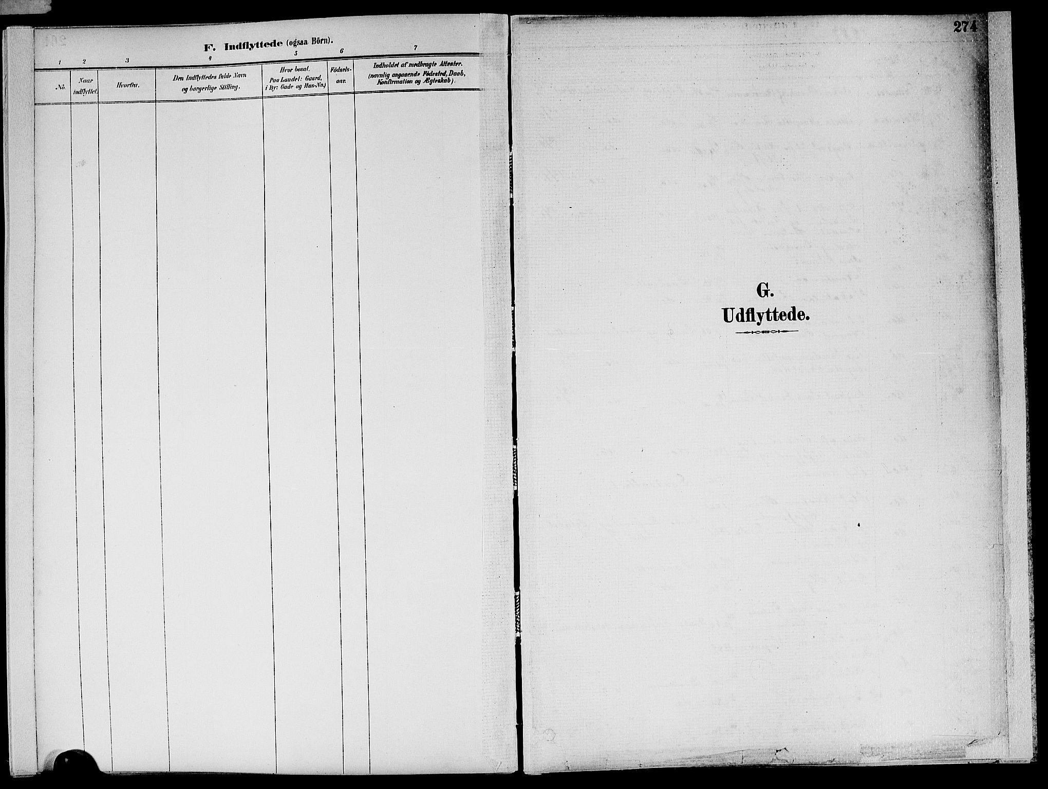 Ministerialprotokoller, klokkerbøker og fødselsregistre - Nord-Trøndelag, SAT/A-1458/773/L0617: Parish register (official) no. 773A08, 1887-1910, p. 274