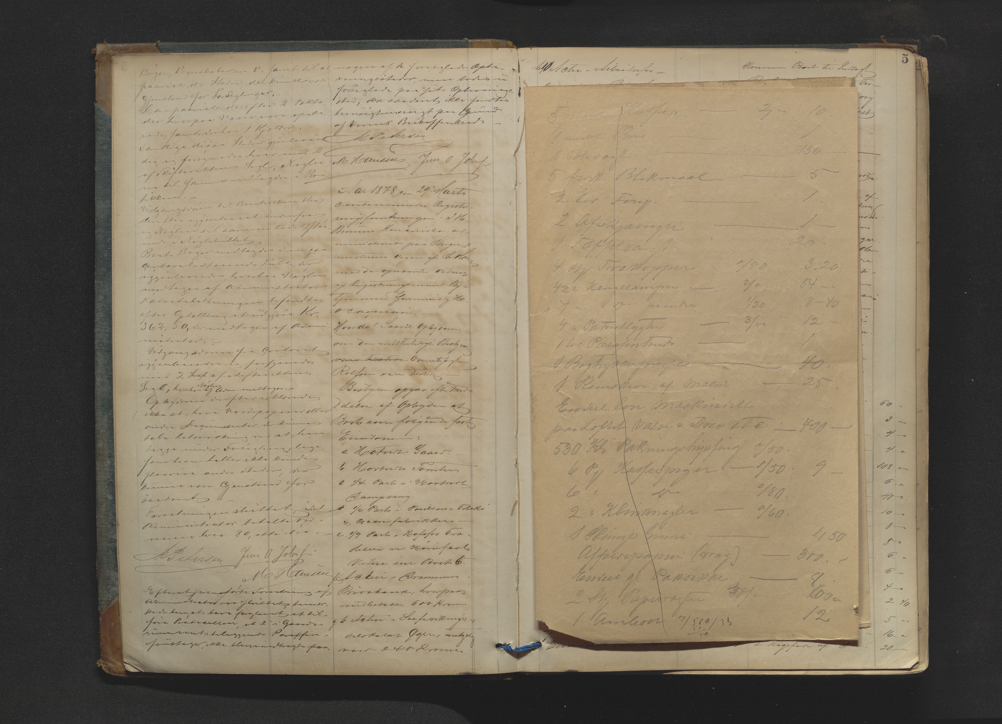 Drammen byfogd, AV/SAKO-A-222/H/Hb/Hbb/L0004: Registreringsprotokoll., 1878-1885