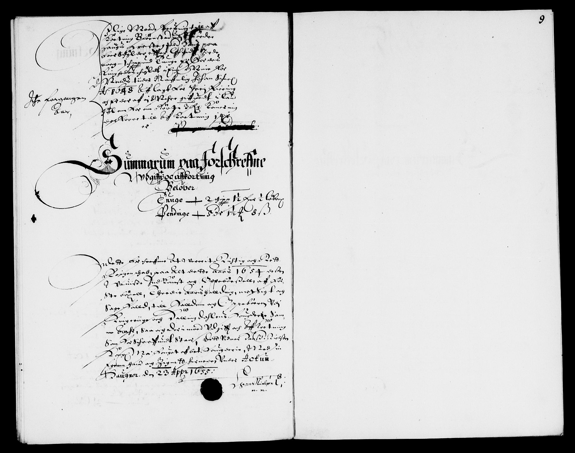 Rentekammeret inntil 1814, Reviderte regnskaper, Lensregnskaper, RA/EA-5023/R/Rb/Rba/L0221: Akershus len, 1652-1655