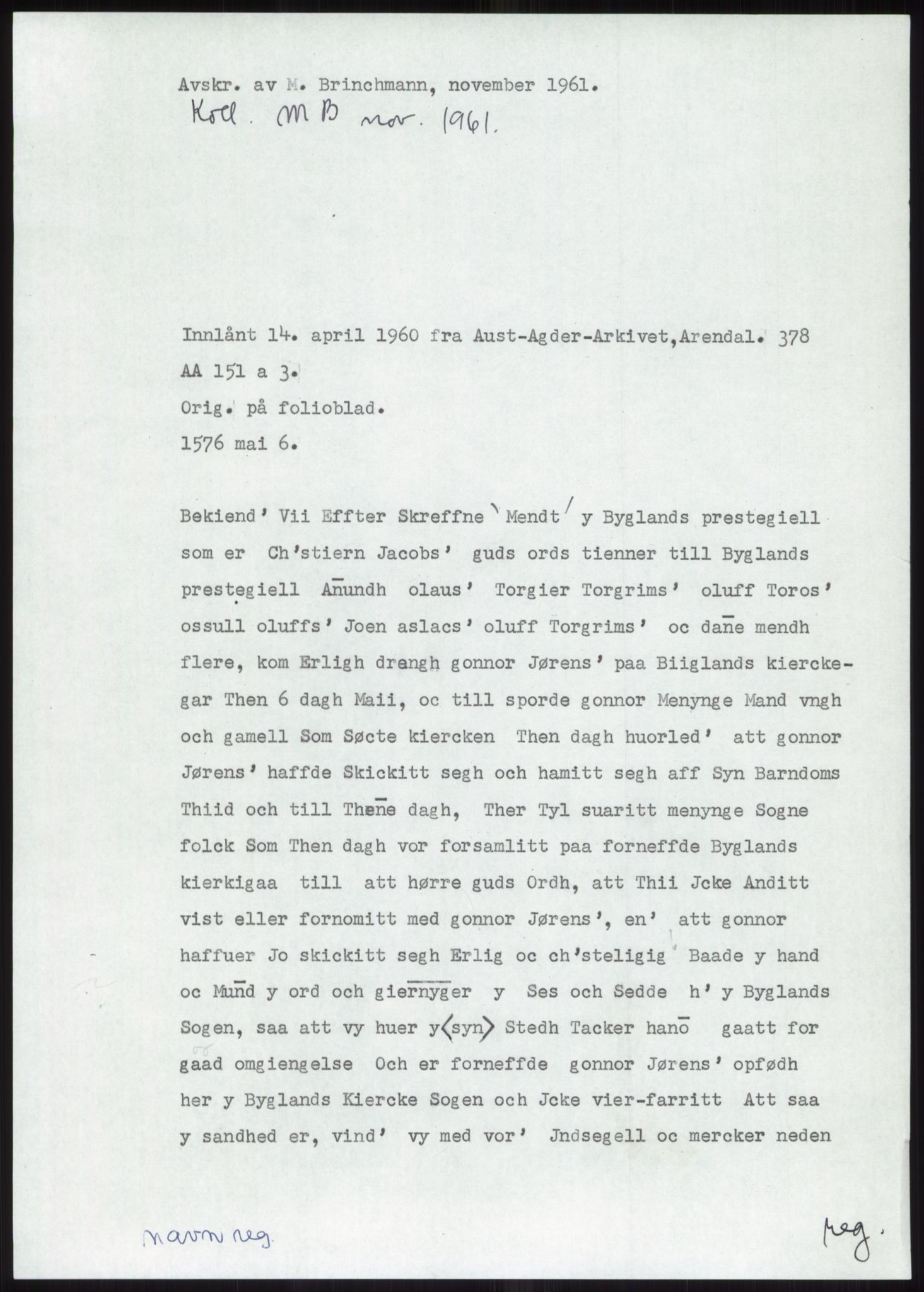 Samlinger til kildeutgivelse, Diplomavskriftsamlingen, RA/EA-4053/H/Ha, p. 1237