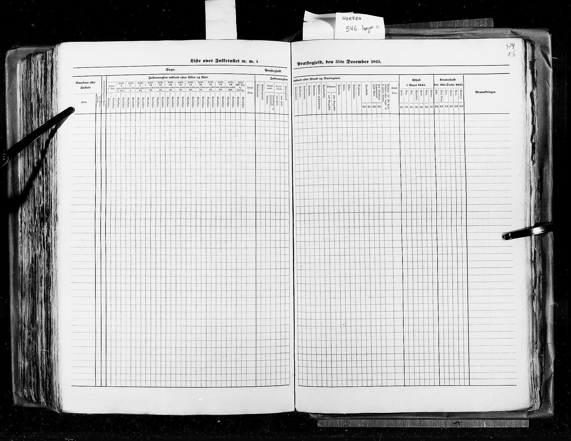 RA, Census 1845, vol. 8: Romsdal amt og Søndre Trondhjems amt, 1845, p. 516