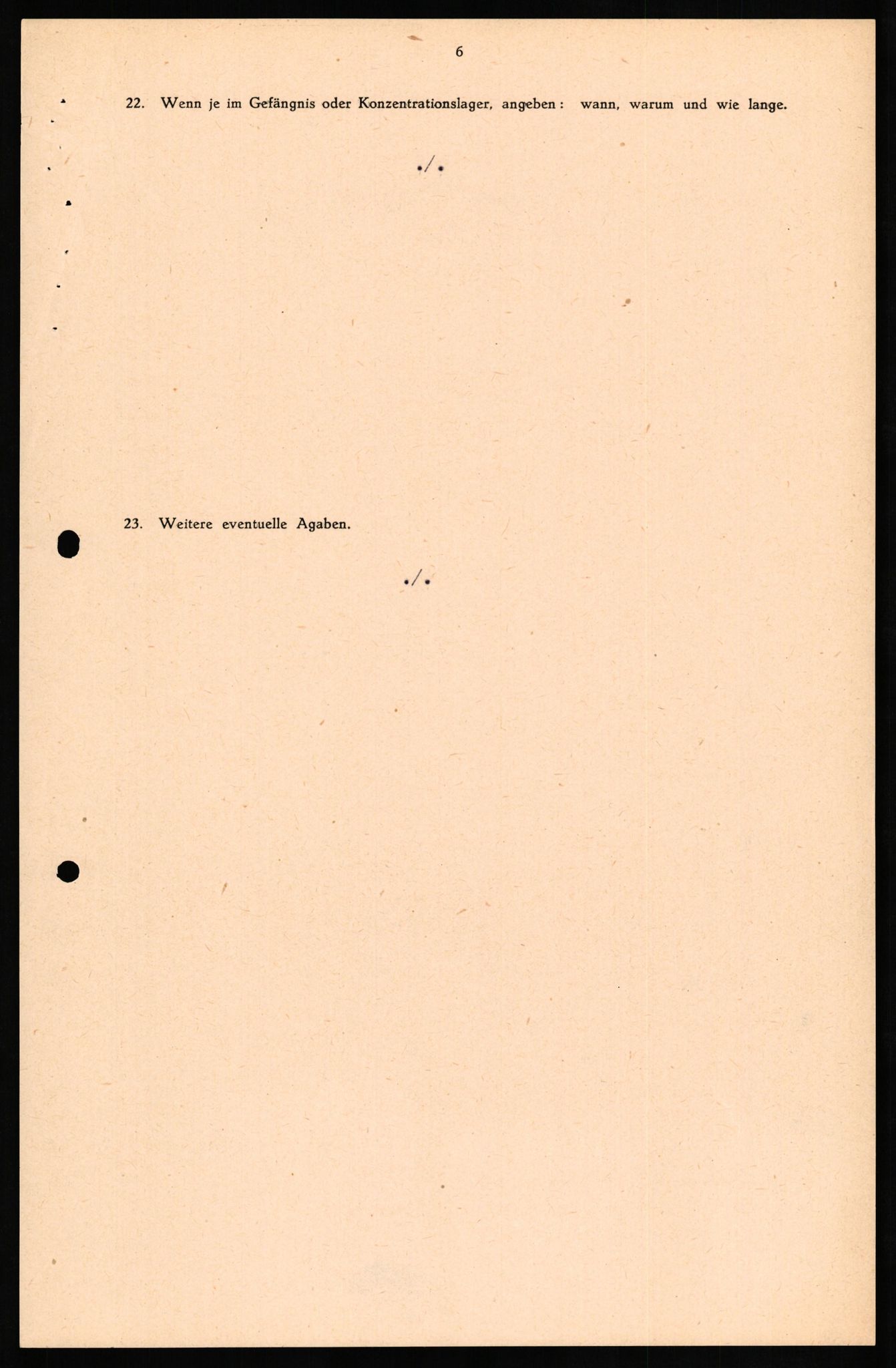 Forsvaret, Forsvarets overkommando II, AV/RA-RAFA-3915/D/Db/L0019: CI Questionaires. Tyske okkupasjonsstyrker i Norge. Tyskere., 1945-1946, p. 336