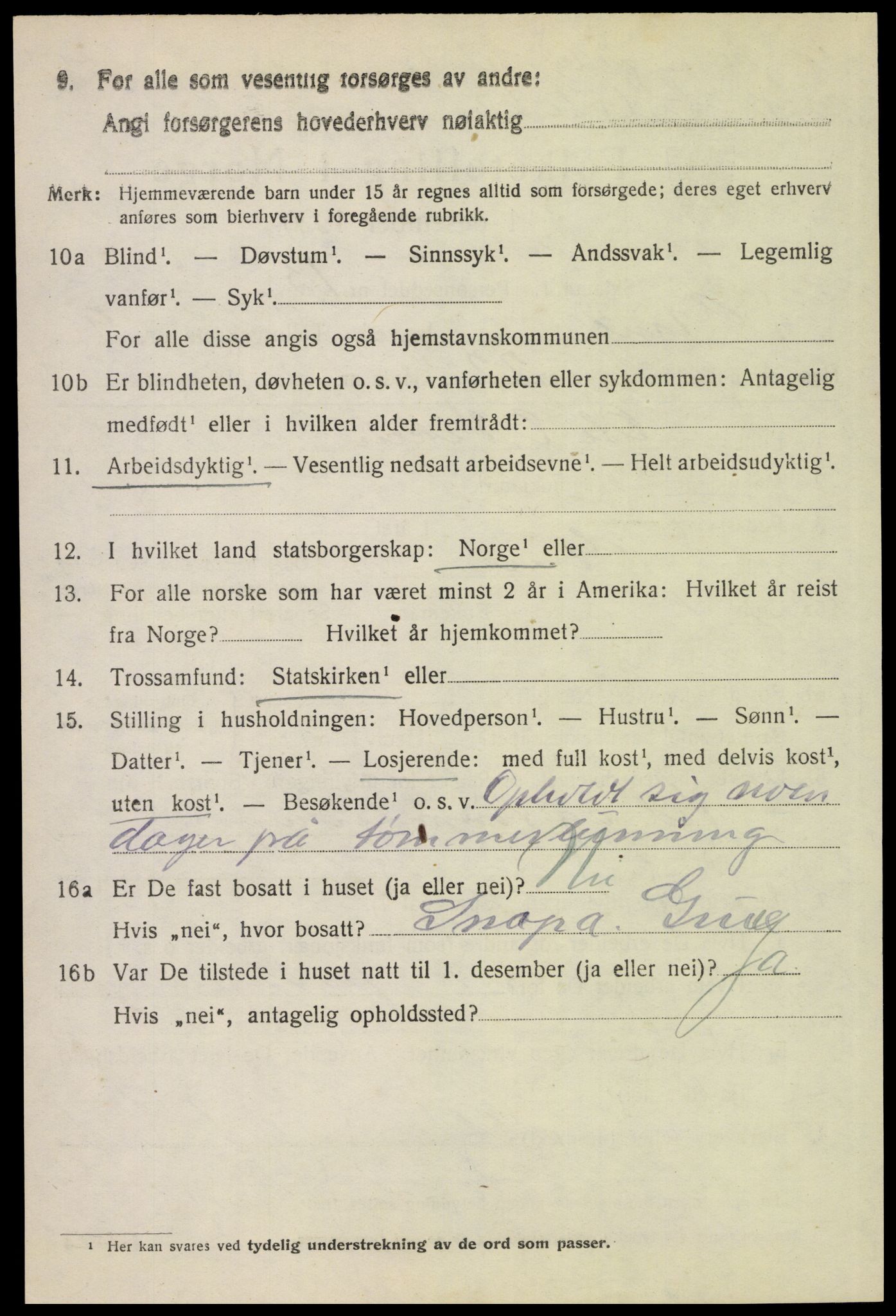 SAH, 1920 census for Grue, 1920, p. 8286