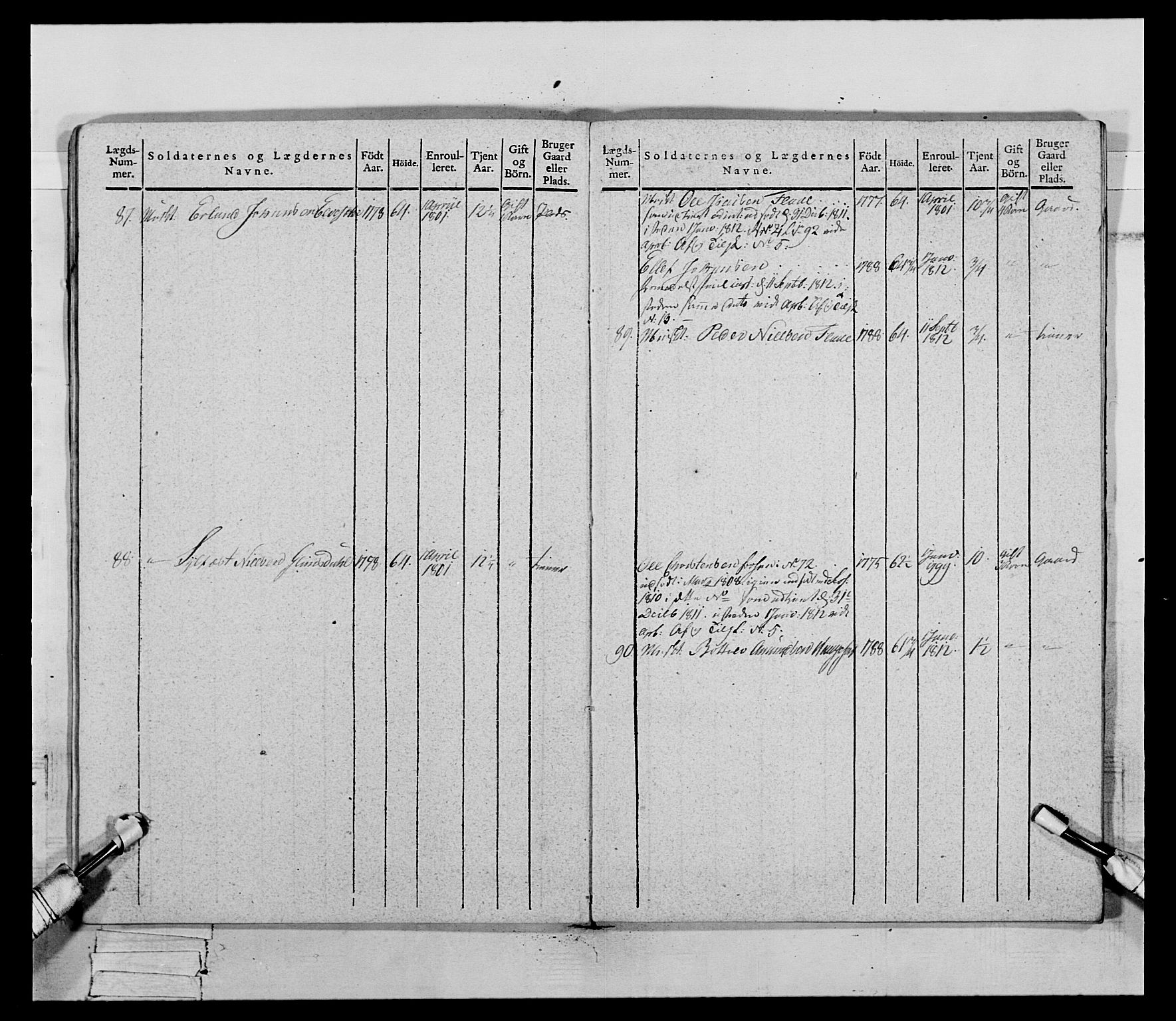 Generalitets- og kommissariatskollegiet, Det kongelige norske kommissariatskollegium, AV/RA-EA-5420/E/Eh/L0069: Opplandske gevorbne infanteriregiment, 1810-1818, p. 641