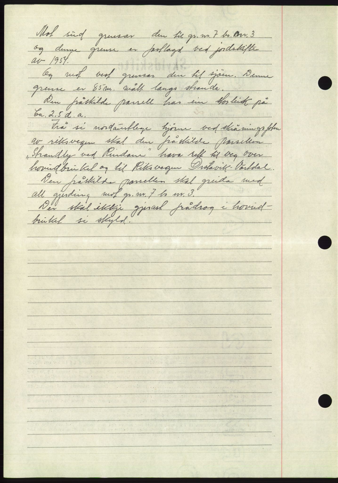 Søre Sunnmøre sorenskriveri, AV/SAT-A-4122/1/2/2C/L0104: Mortgage book no. 30A, 1956-1956, Diary no: : 1631/1956
