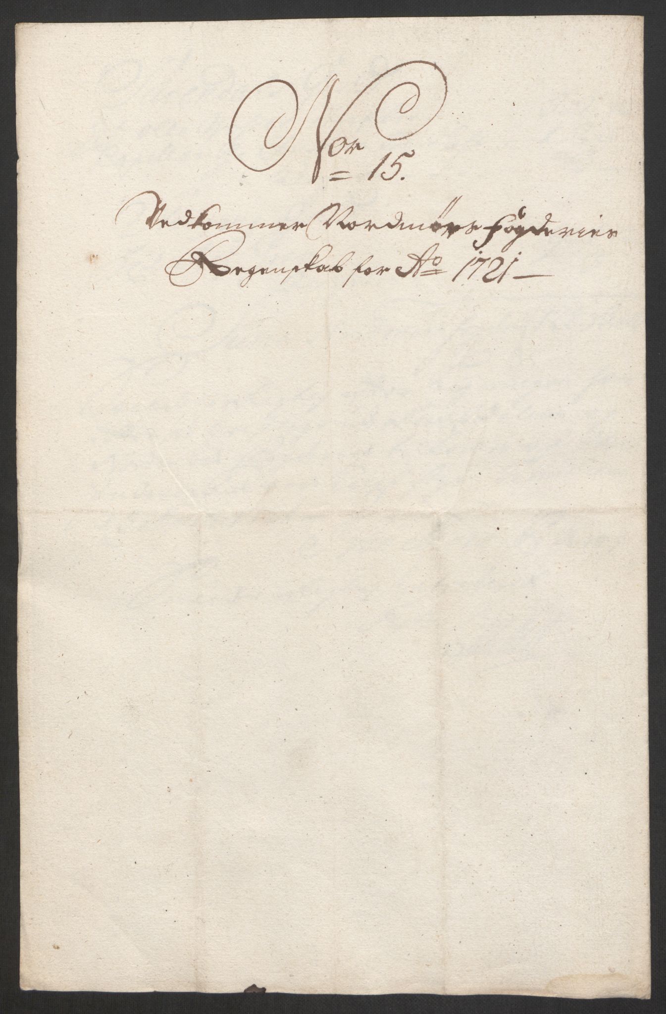 Rentekammeret inntil 1814, Reviderte regnskaper, Fogderegnskap, RA/EA-4092/R56/L3754: Fogderegnskap Nordmøre, 1721, p. 171
