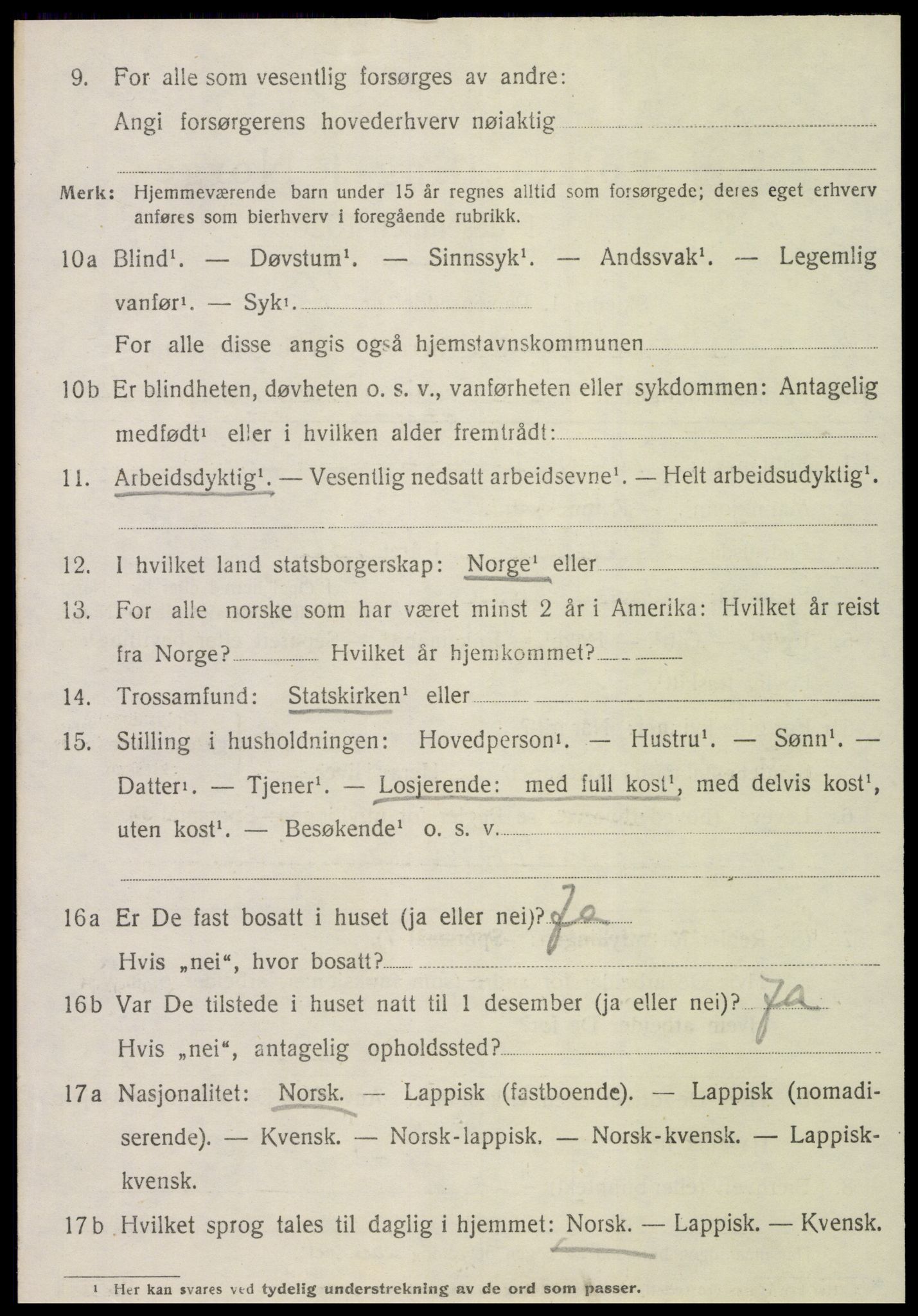 SAT, 1920 census for Stjørdal, 1920, p. 7769