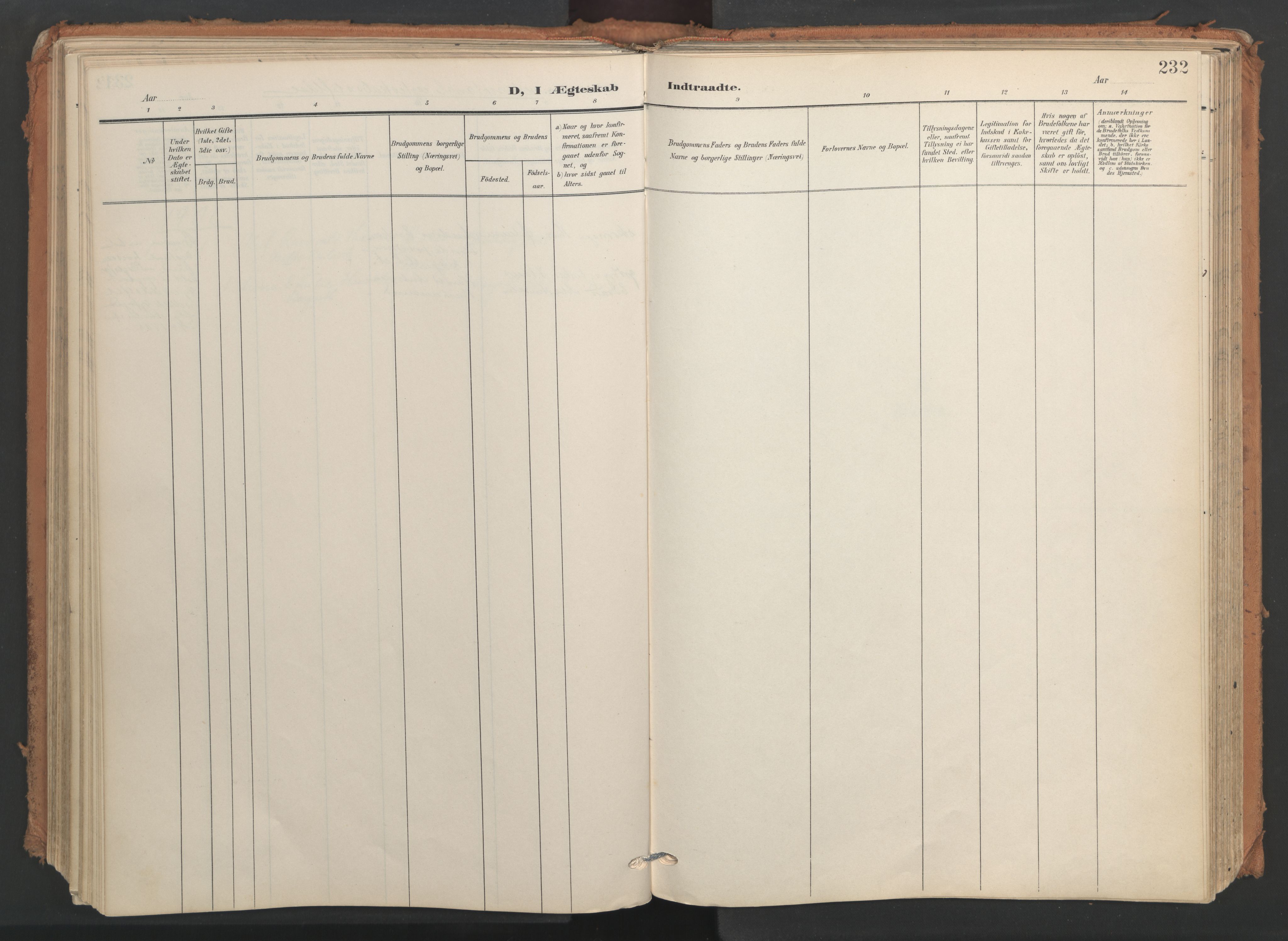 Ministerialprotokoller, klokkerbøker og fødselsregistre - Møre og Romsdal, AV/SAT-A-1454/566/L0771: Parish register (official) no. 566A10, 1904-1929, p. 232