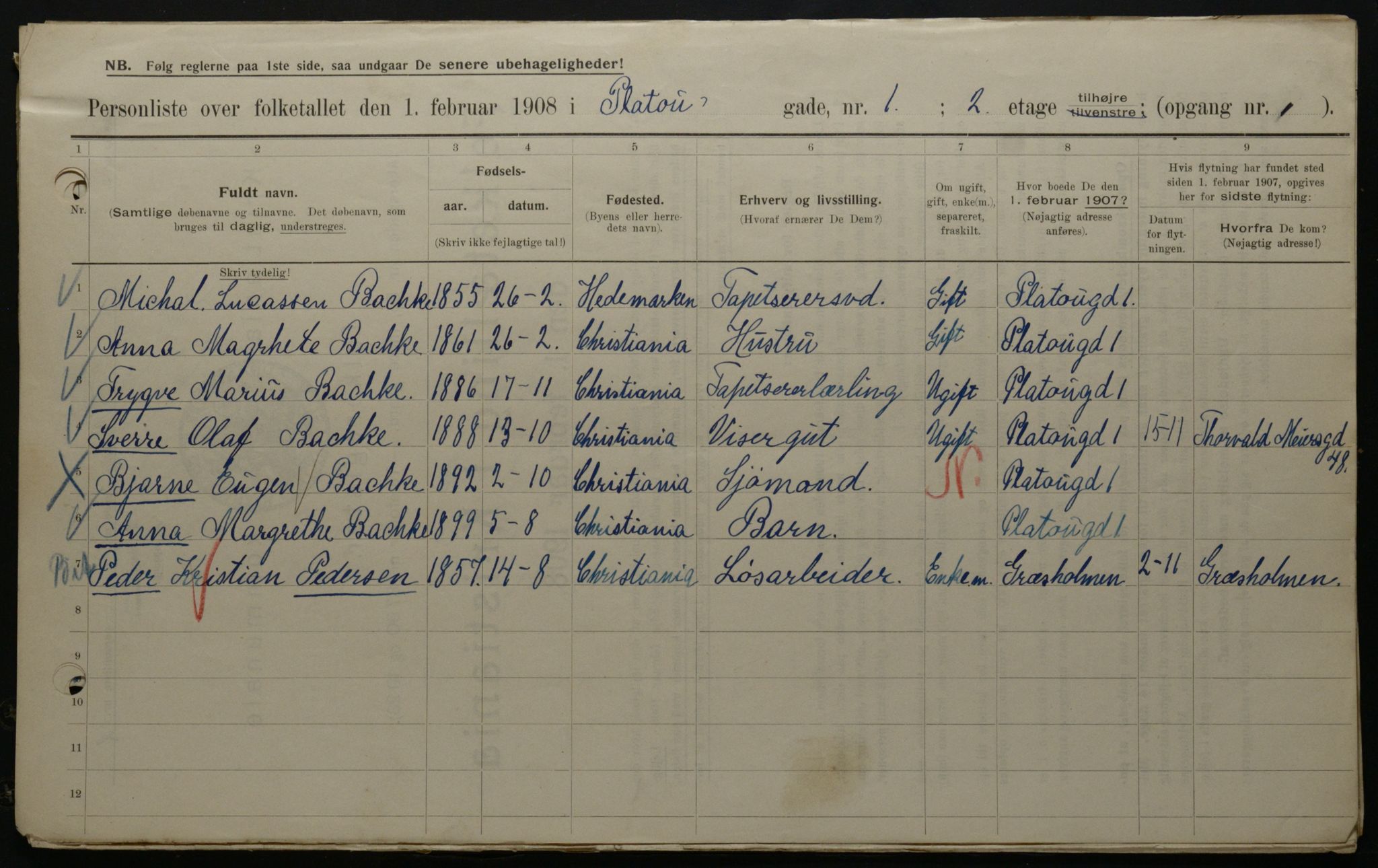 OBA, Municipal Census 1908 for Kristiania, 1908, p. 71973