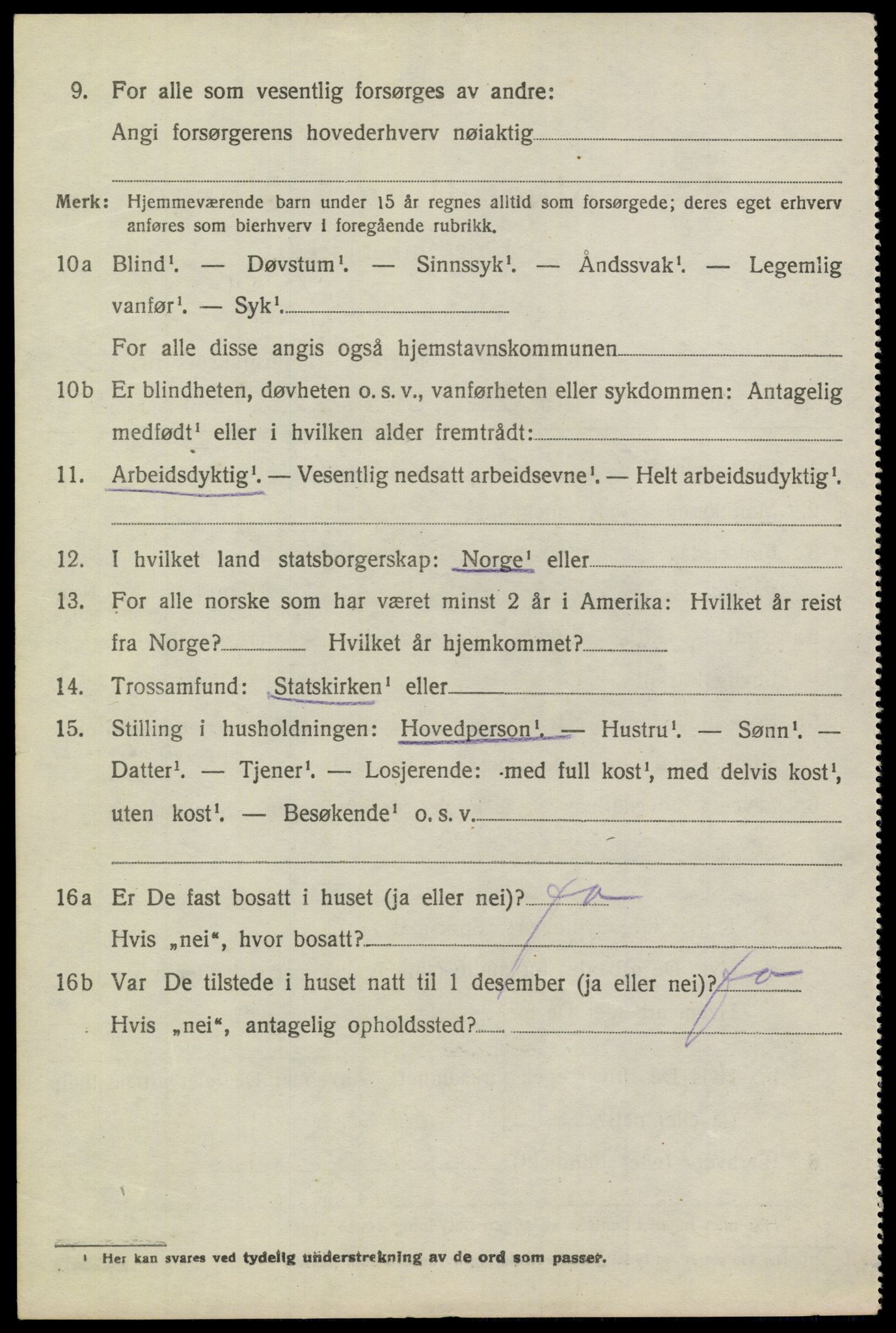 SAKO, 1920 census for Heddal, 1920, p. 4445