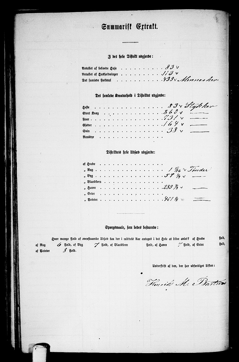 RA, 1865 census for Stod, 1865, p. 103