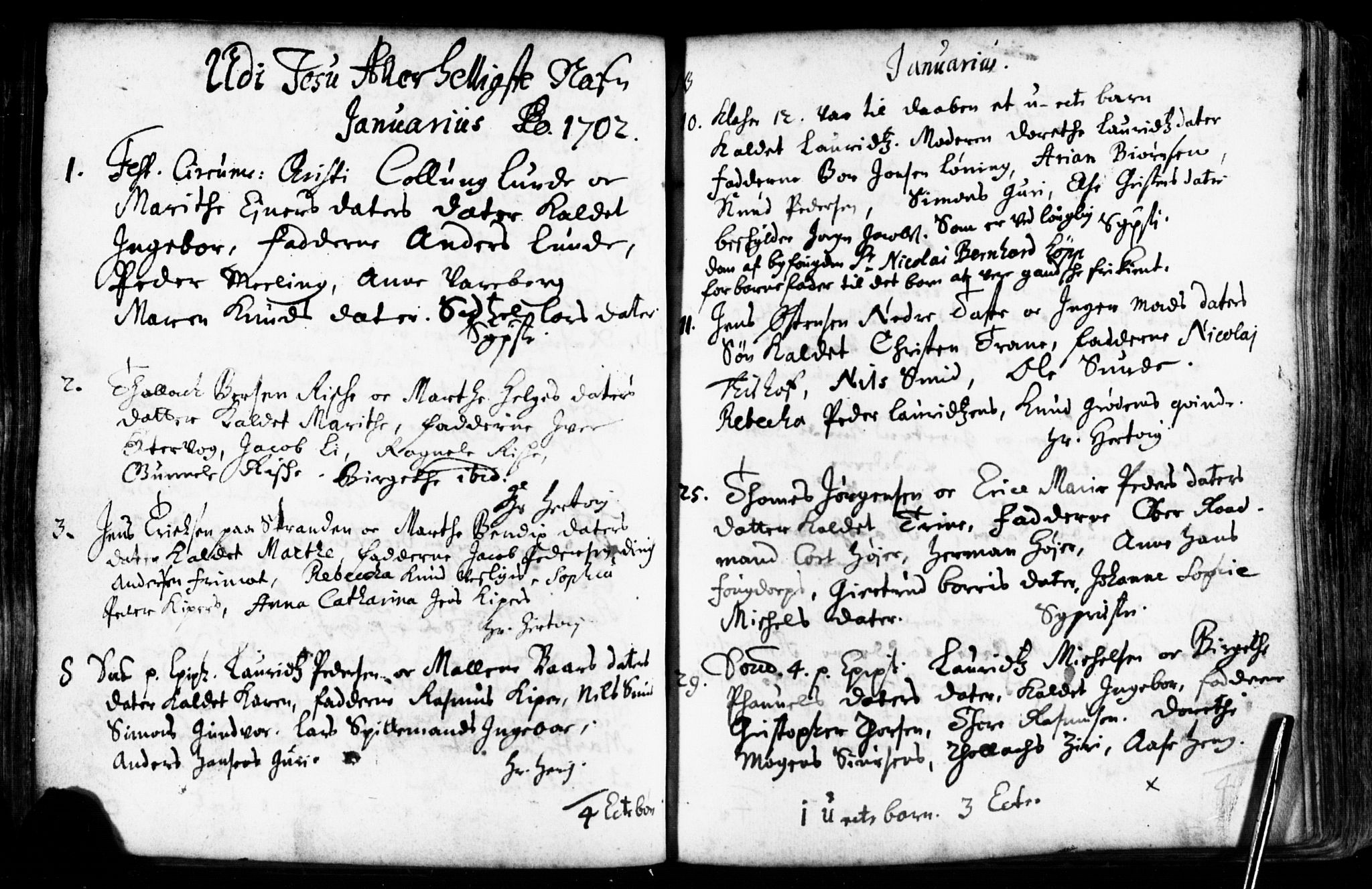 Domkirken sokneprestkontor, SAST/A-101812/001/30/30BB/L0001: Parish register (copy) no. B 1, 1688-1714