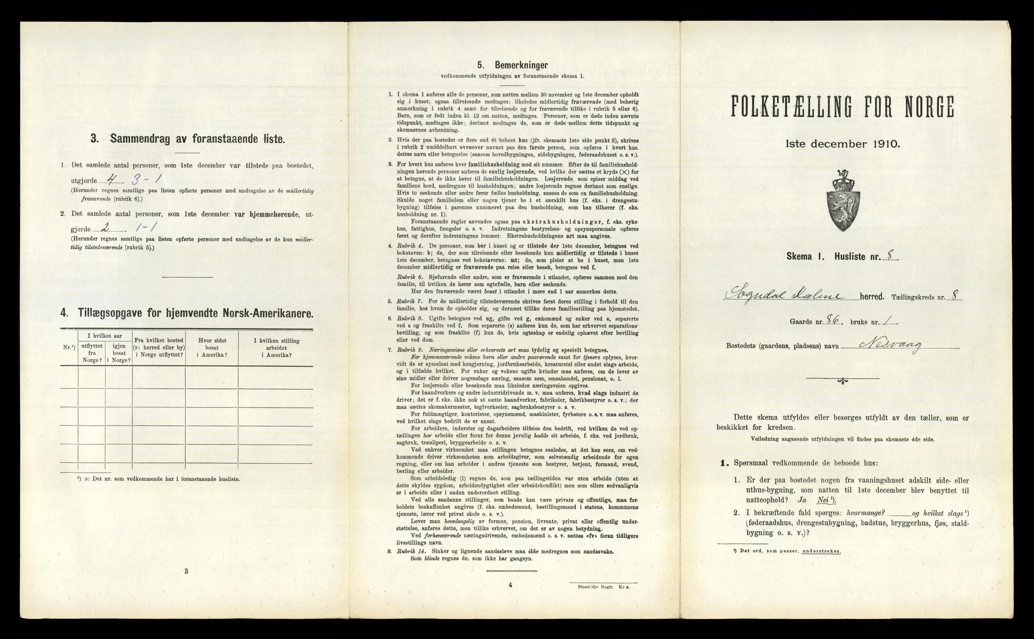 RA, 1910 census for Sokndal, 1910, p. 746