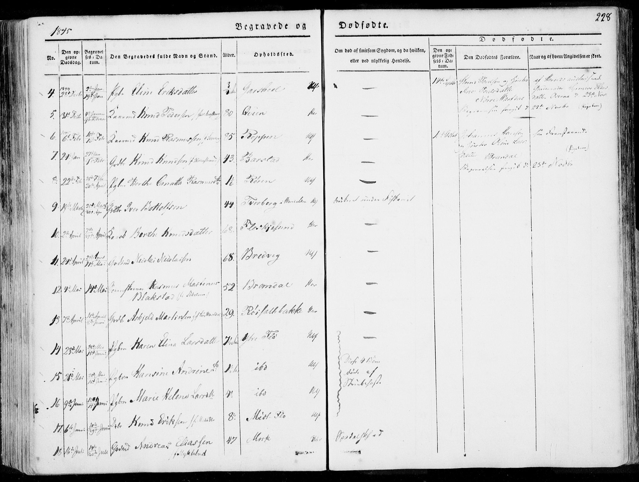 Ministerialprotokoller, klokkerbøker og fødselsregistre - Møre og Romsdal, AV/SAT-A-1454/509/L0104: Parish register (official) no. 509A02, 1833-1847, p. 228