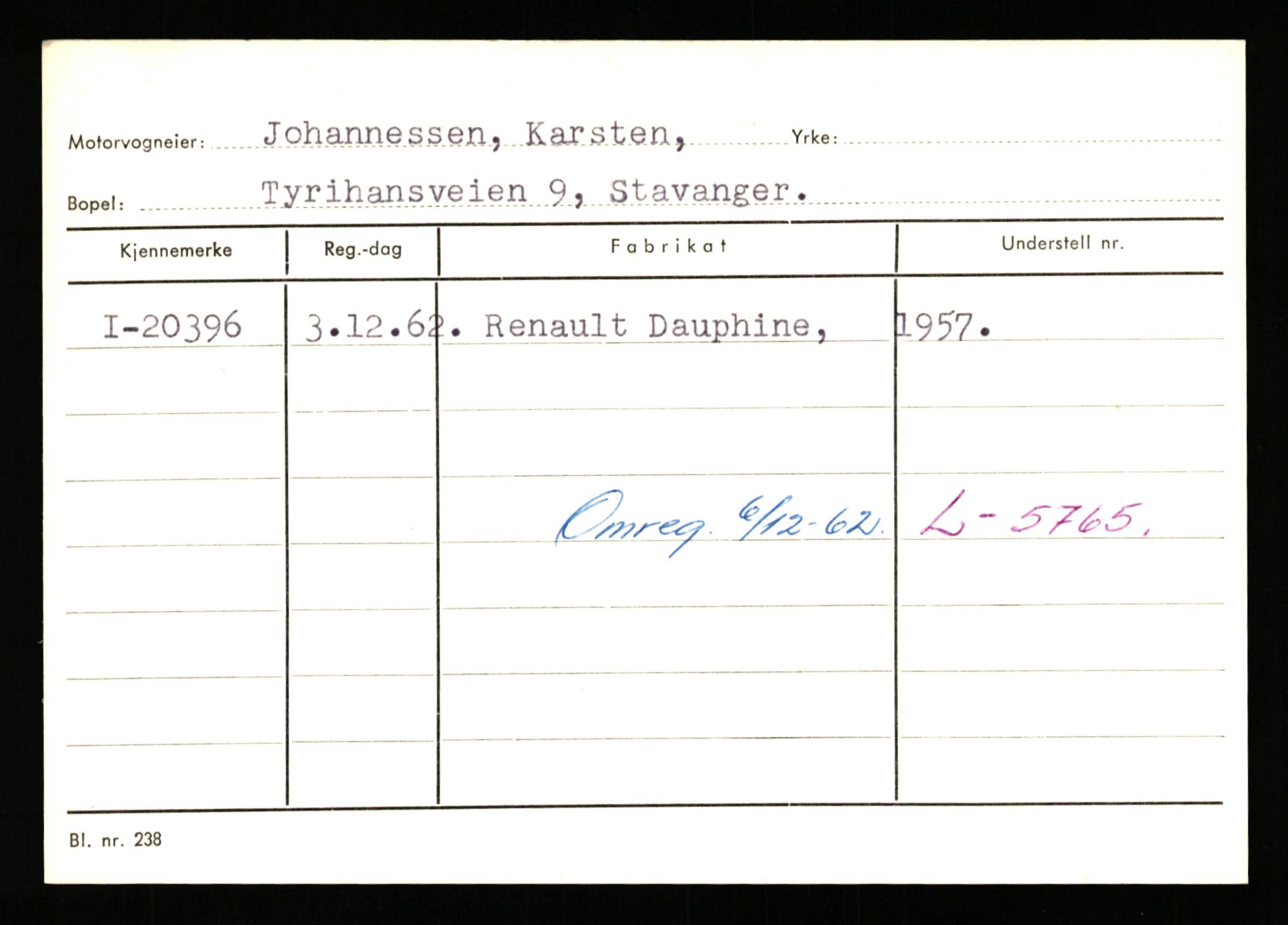 Stavanger trafikkstasjon, AV/SAST-A-101942/0/G/L0004: Registreringsnummer: 15497 - 22957, 1930-1971, p. 2210