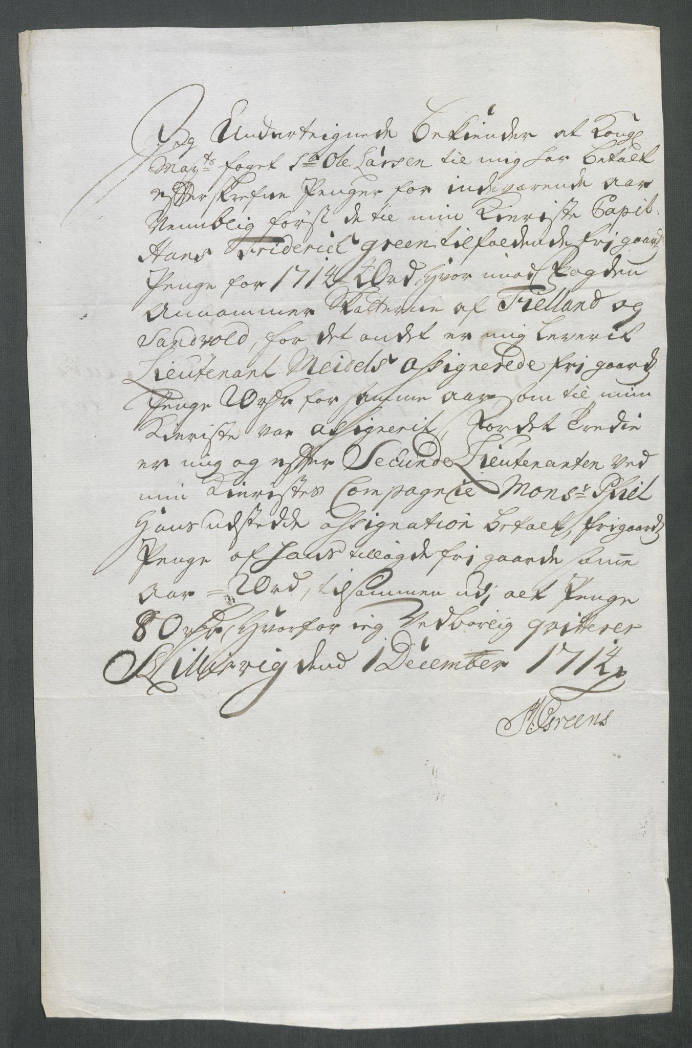 Rentekammeret inntil 1814, Reviderte regnskaper, Fogderegnskap, AV/RA-EA-4092/R48/L2990: Fogderegnskap Sunnhordland og Hardanger, 1714, p. 289